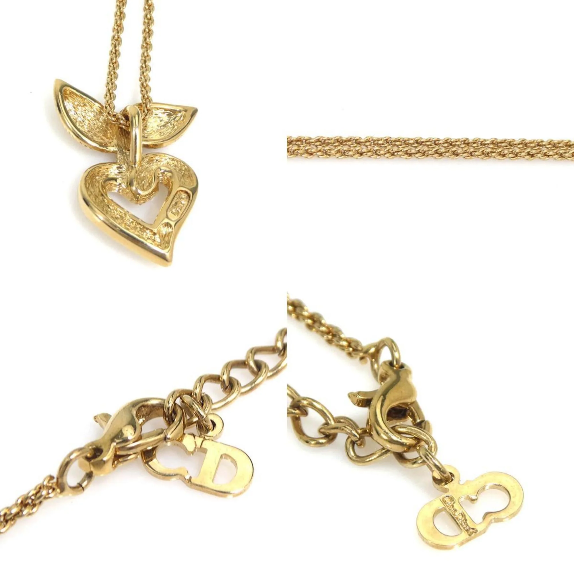 Pendant Necklace Gold Metal - Image 4
