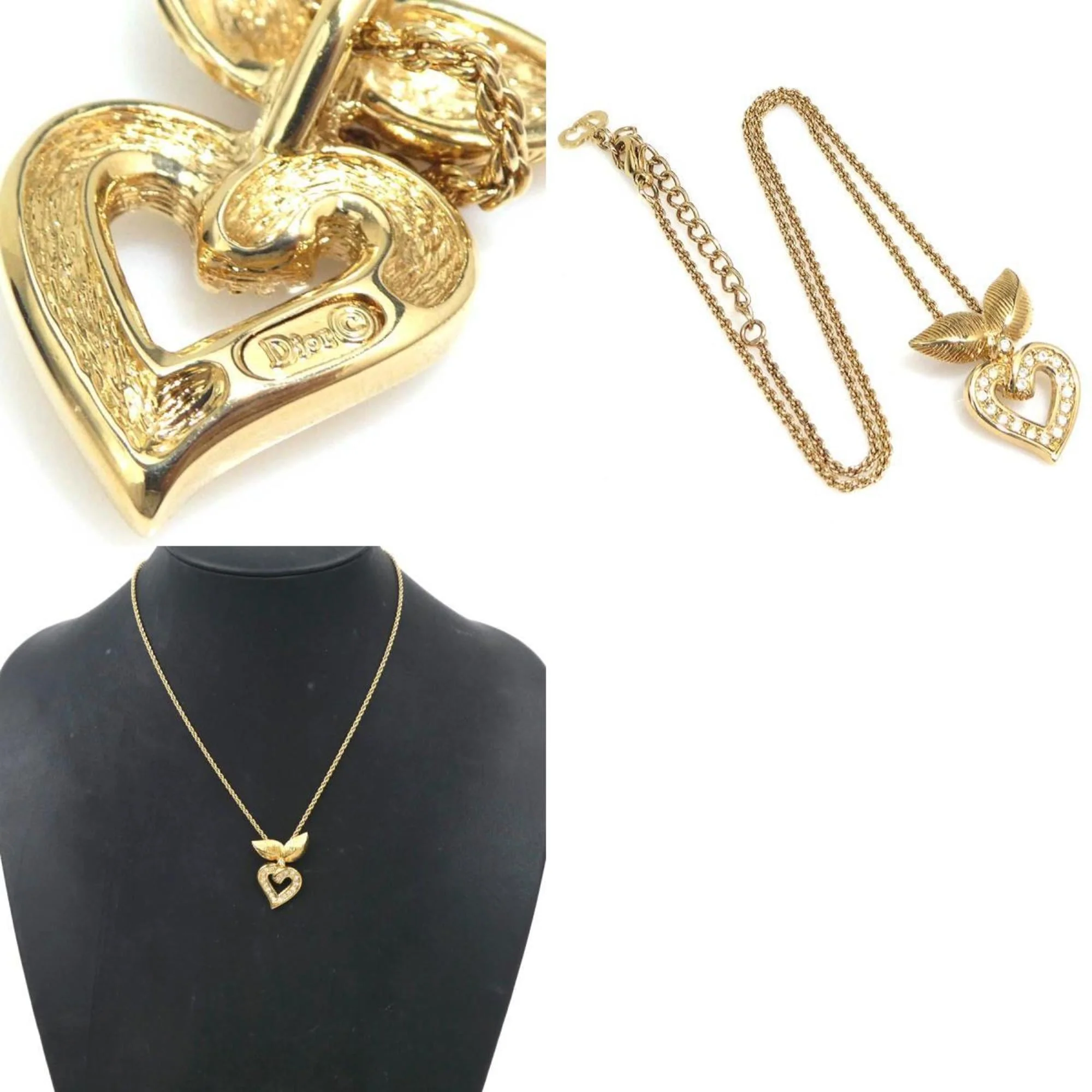Pendant Necklace Gold Metal - Image 5