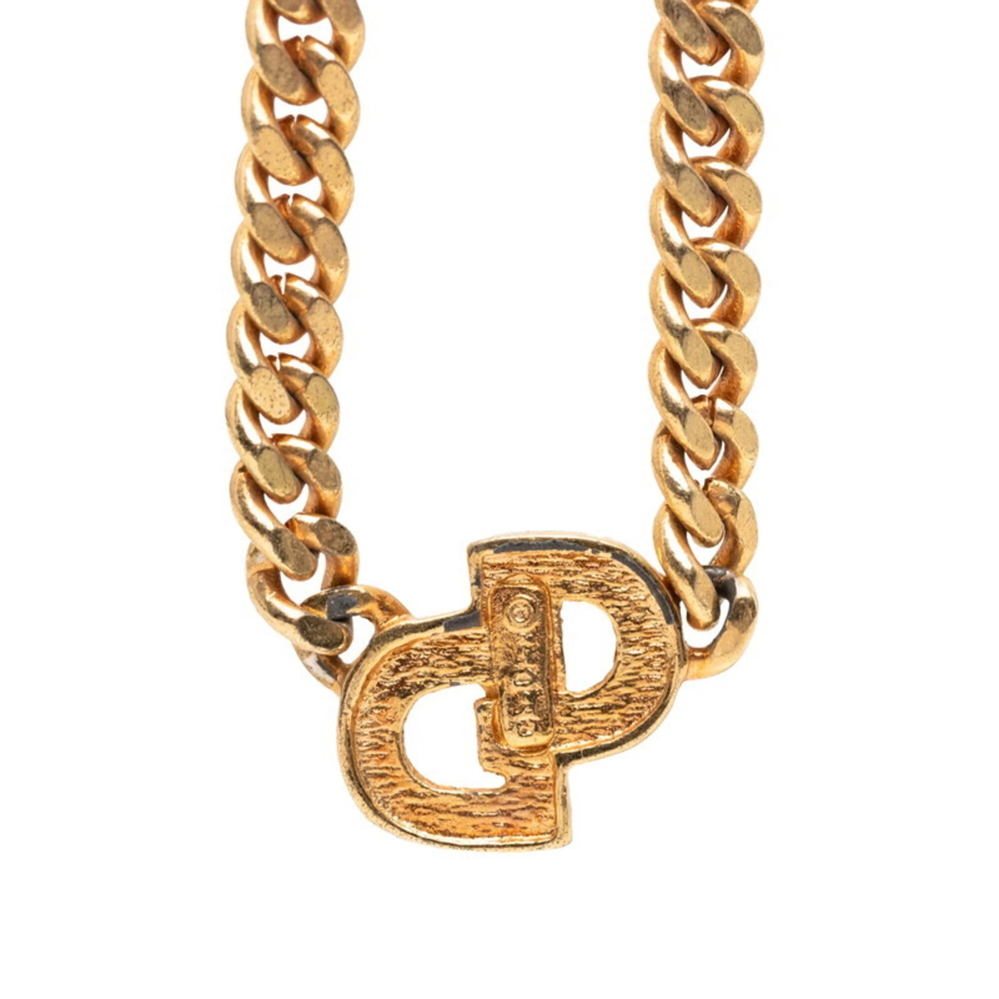 Pendant Necklace Gold Plated with Rhinestone - Image 2