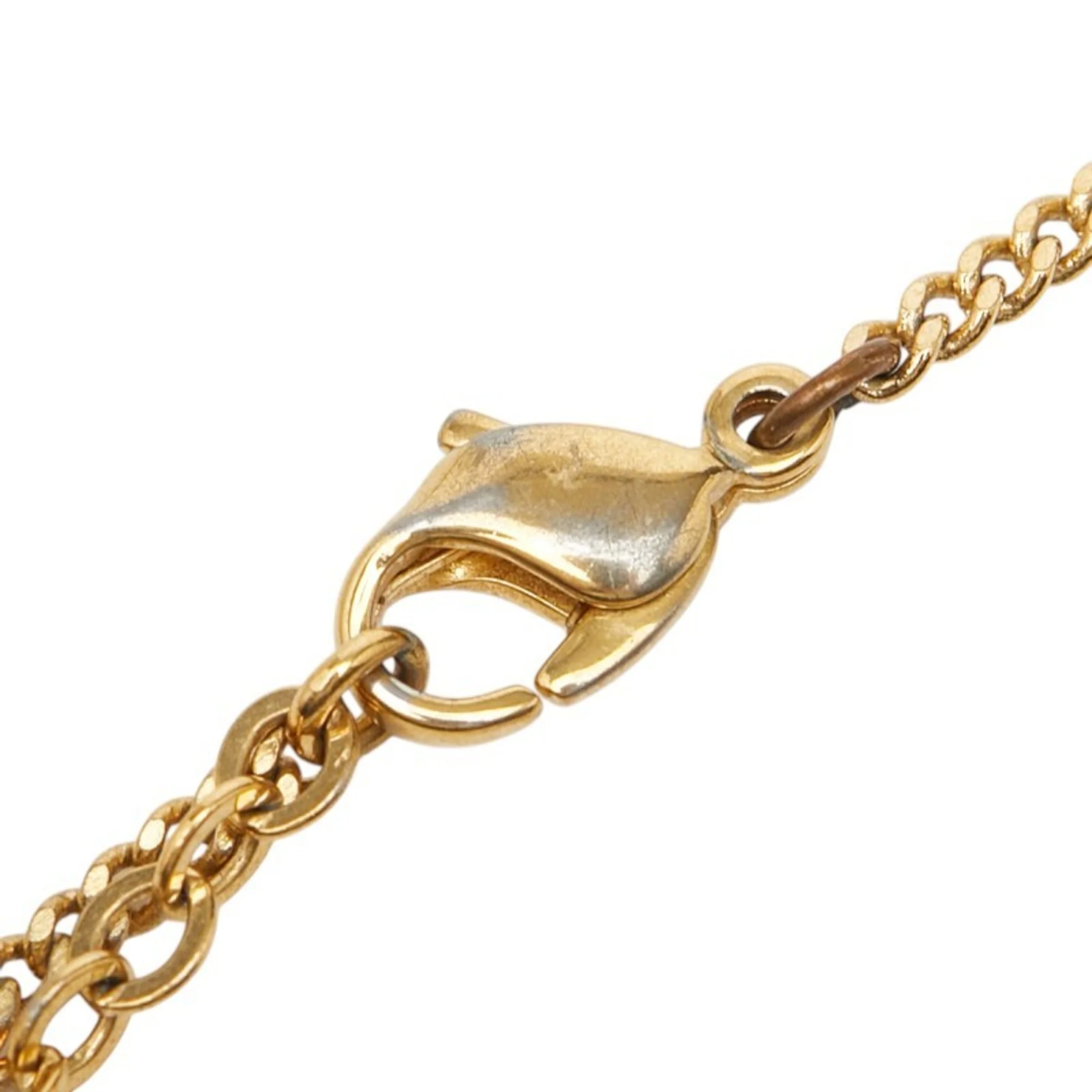 Pendant Necklace Gold With Rhinestone - Image 5