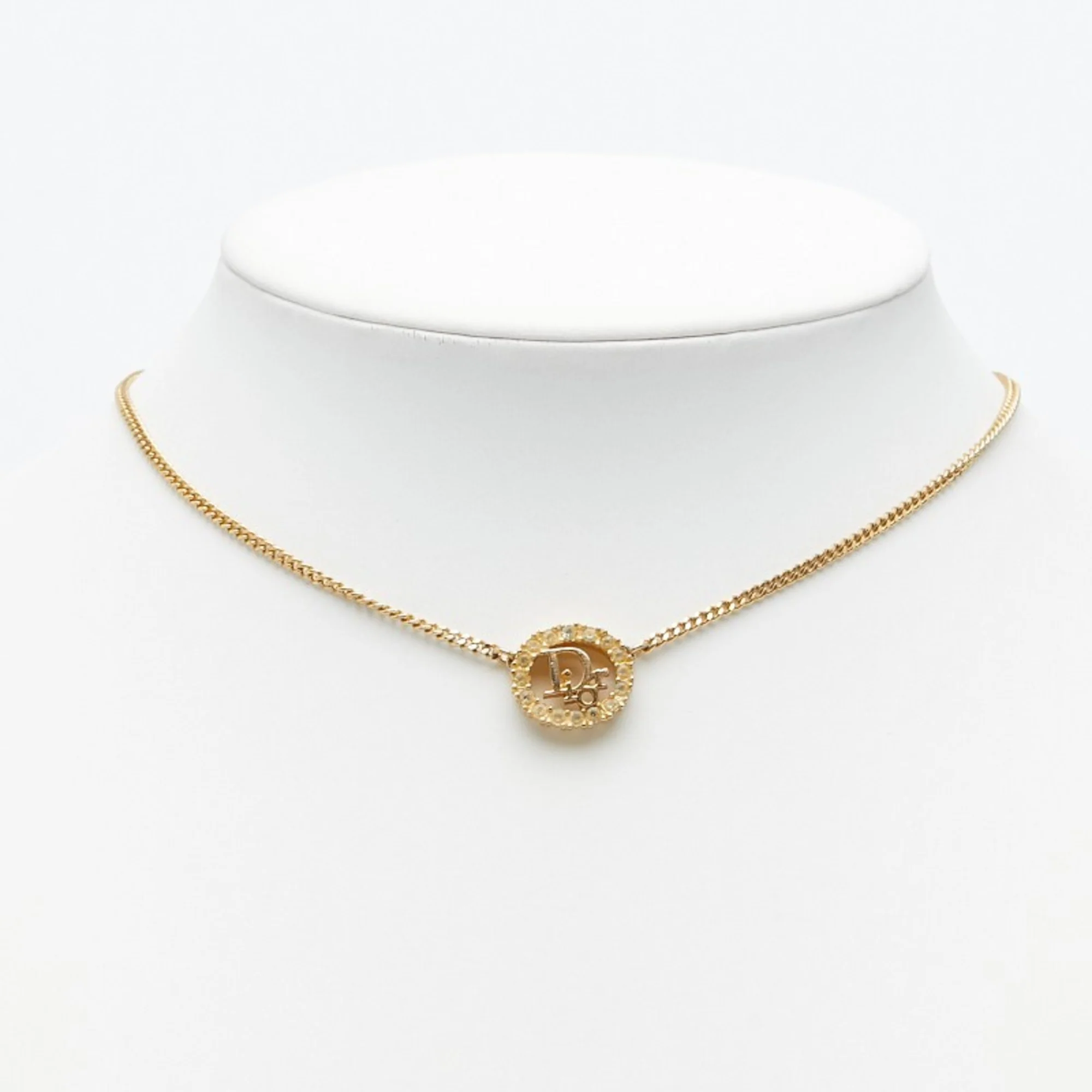Pendant Necklace Gold With Rhinestone - Image 7