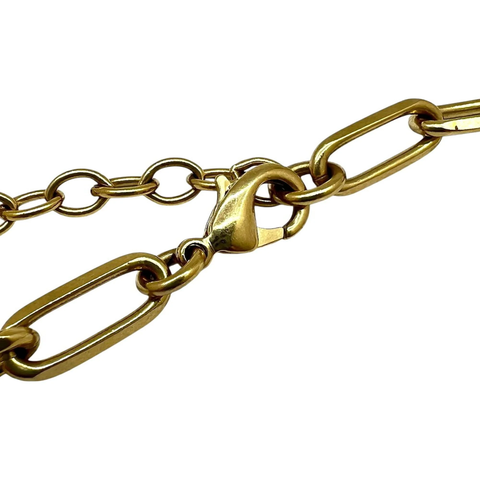 Pendant Necklace Gold with Rhinestone and Pearl - Image 7