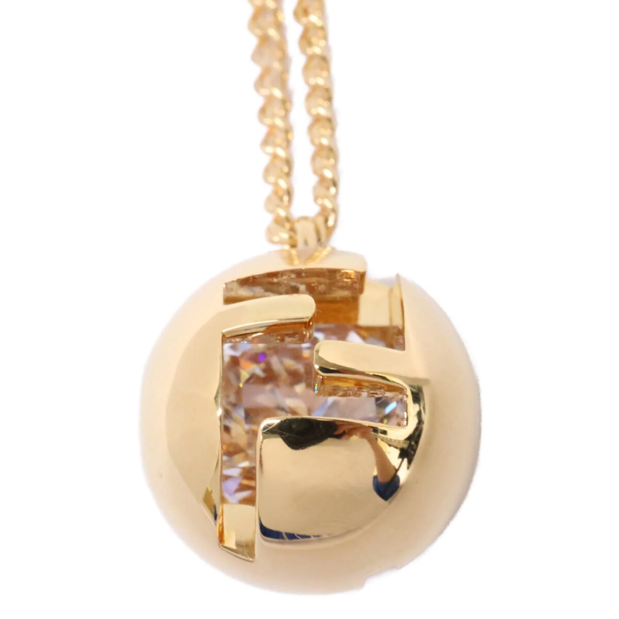 Pendant Necklace Gold Metal - Image 5