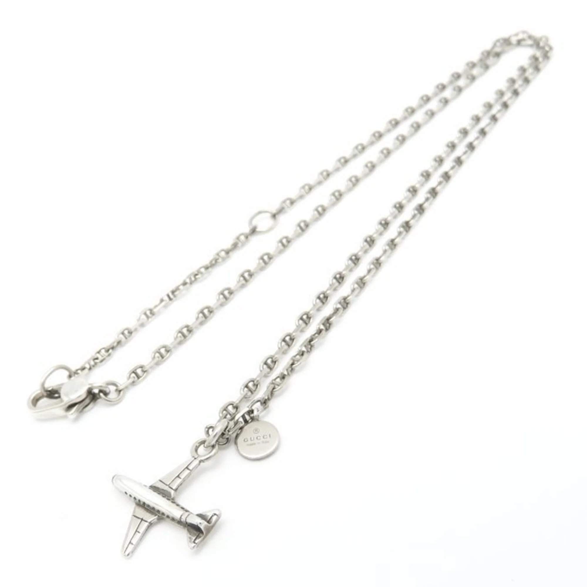 Airplane Pendant Necklace Sterling Silver - Image 4