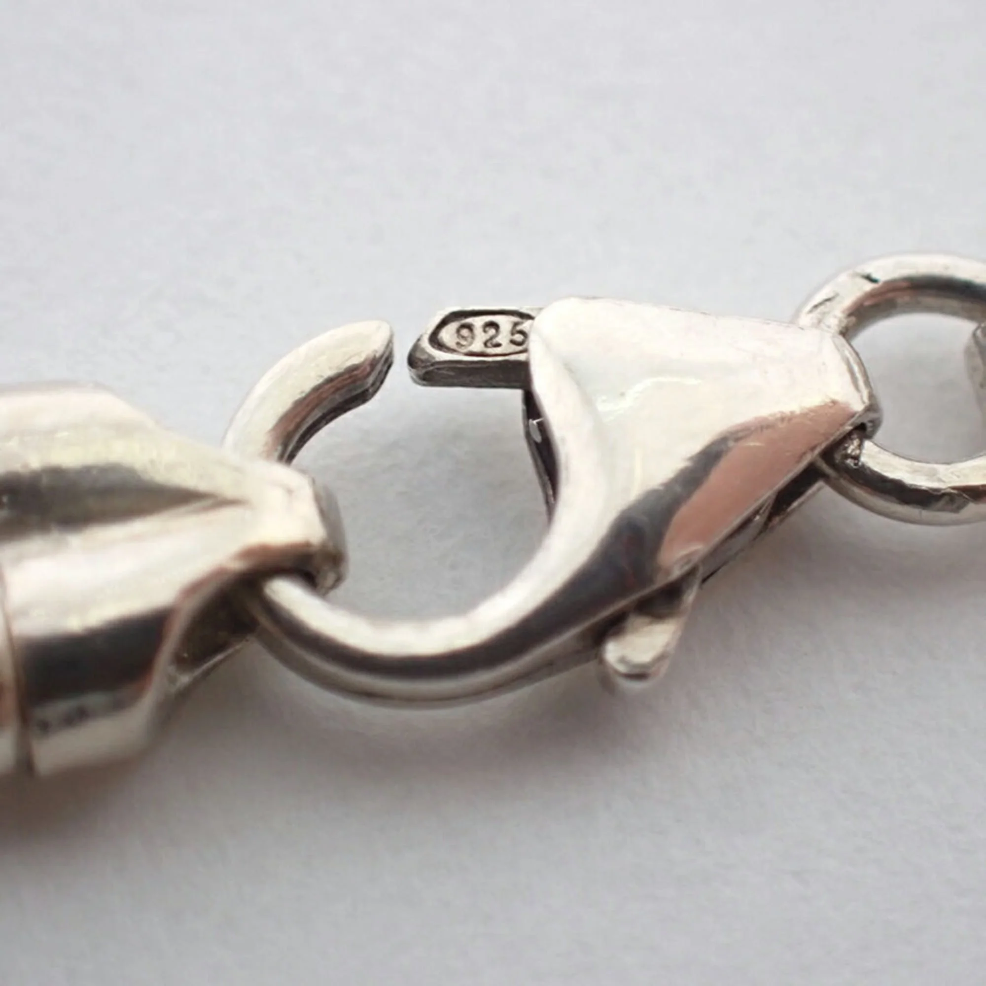 Double Ball Chain Pendant Necklace Sterling Silver - Image 6