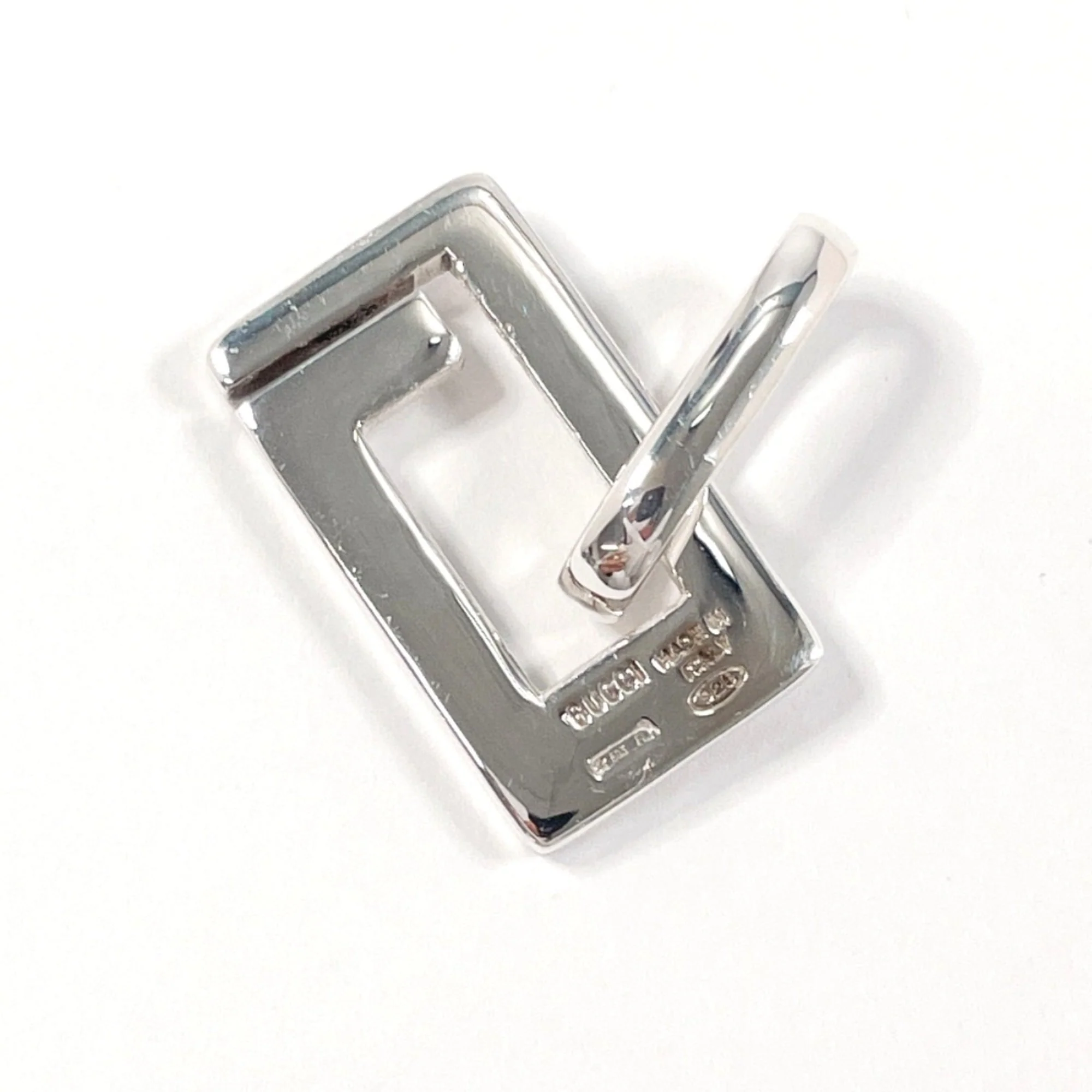 G Pendant Necklace Sterling Silver - Image 4