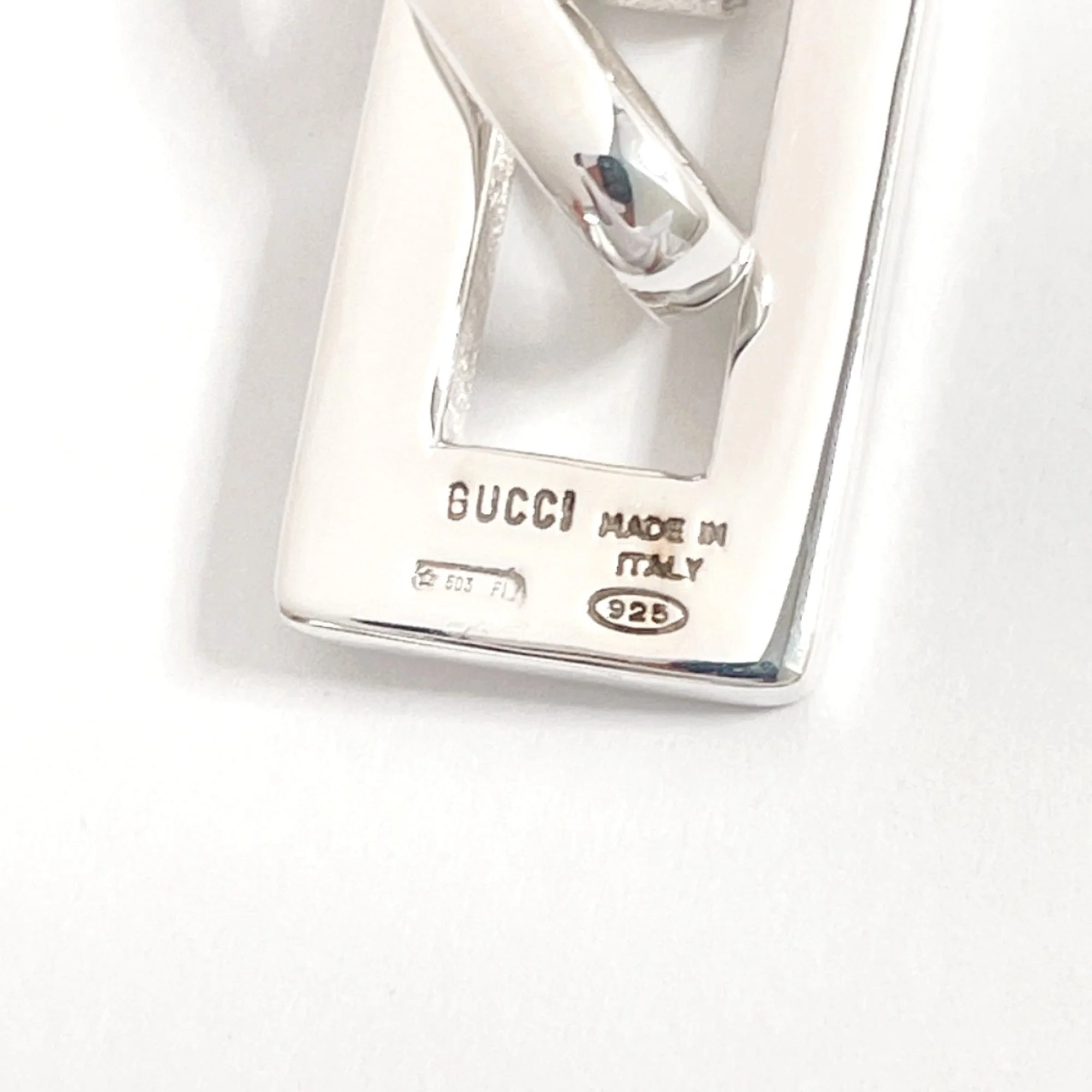 G Pendant Necklace Sterling Silver - Image 6