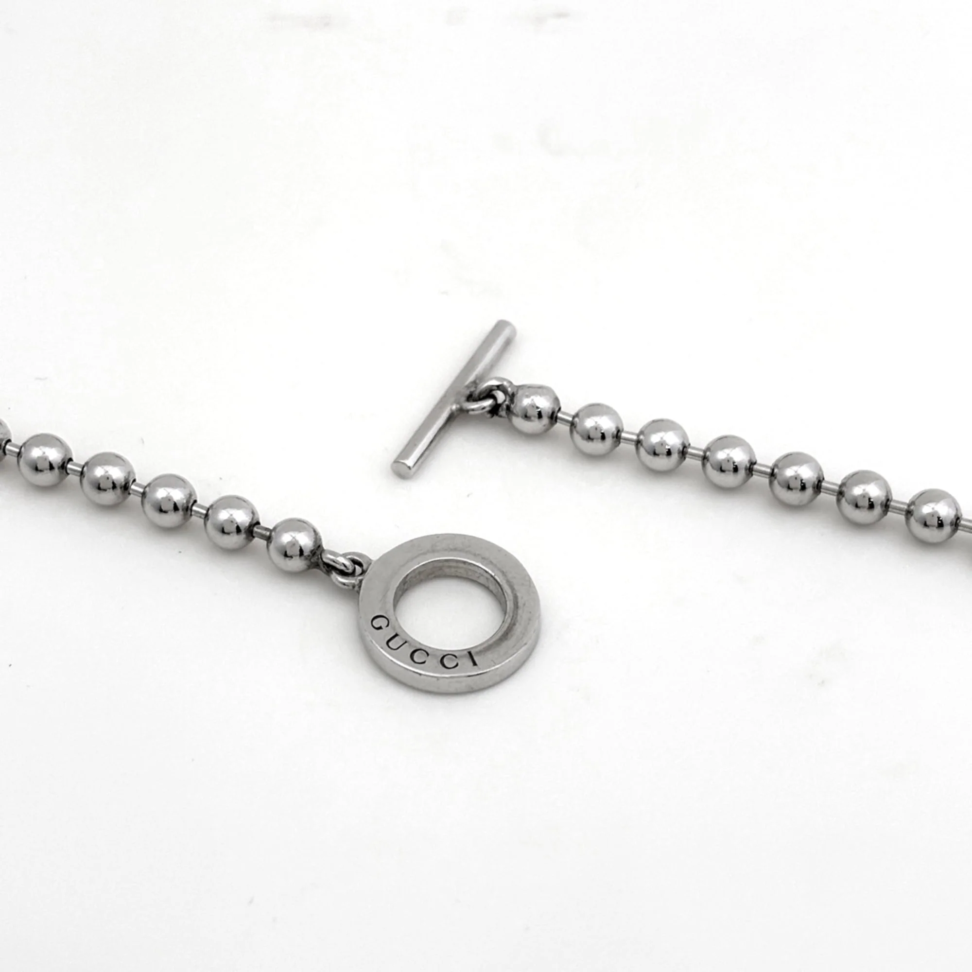 GG Pendant Necklace Sterling Silver - Image 3