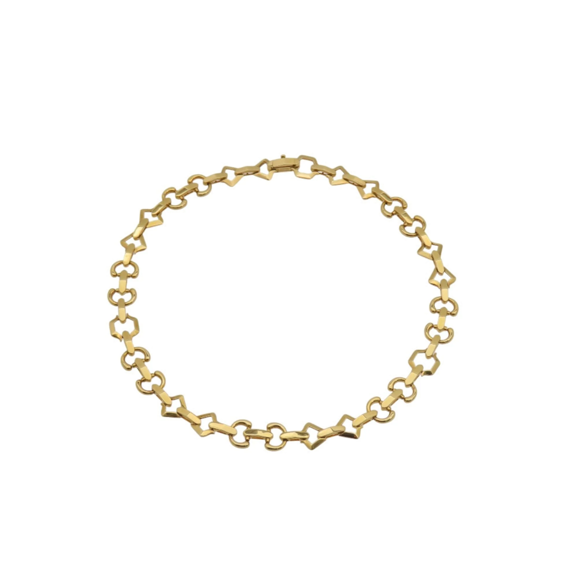 Horsebit Pendant Necklace 18K Yellow Gold - Image 2