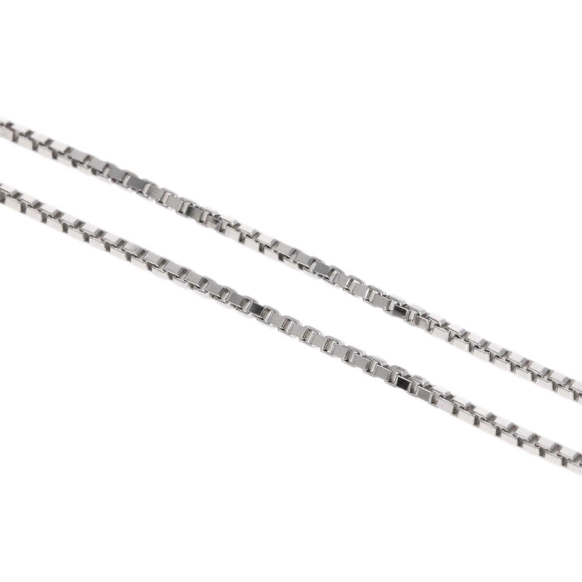 Lariat Pendant Necklace 18K White Gold - Image 3
