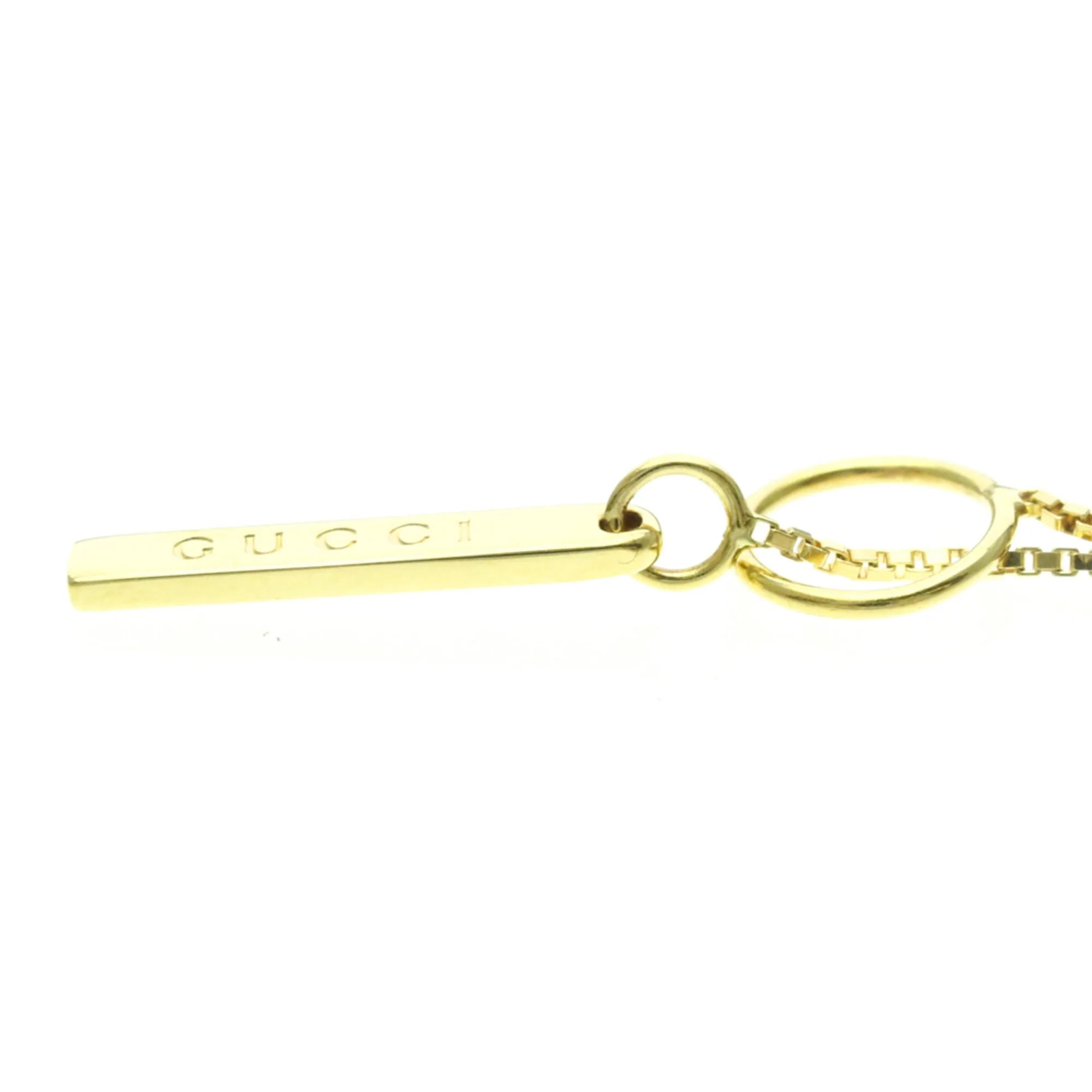 Lariat Pendant Necklace 18K Yellow Gold - Image 3