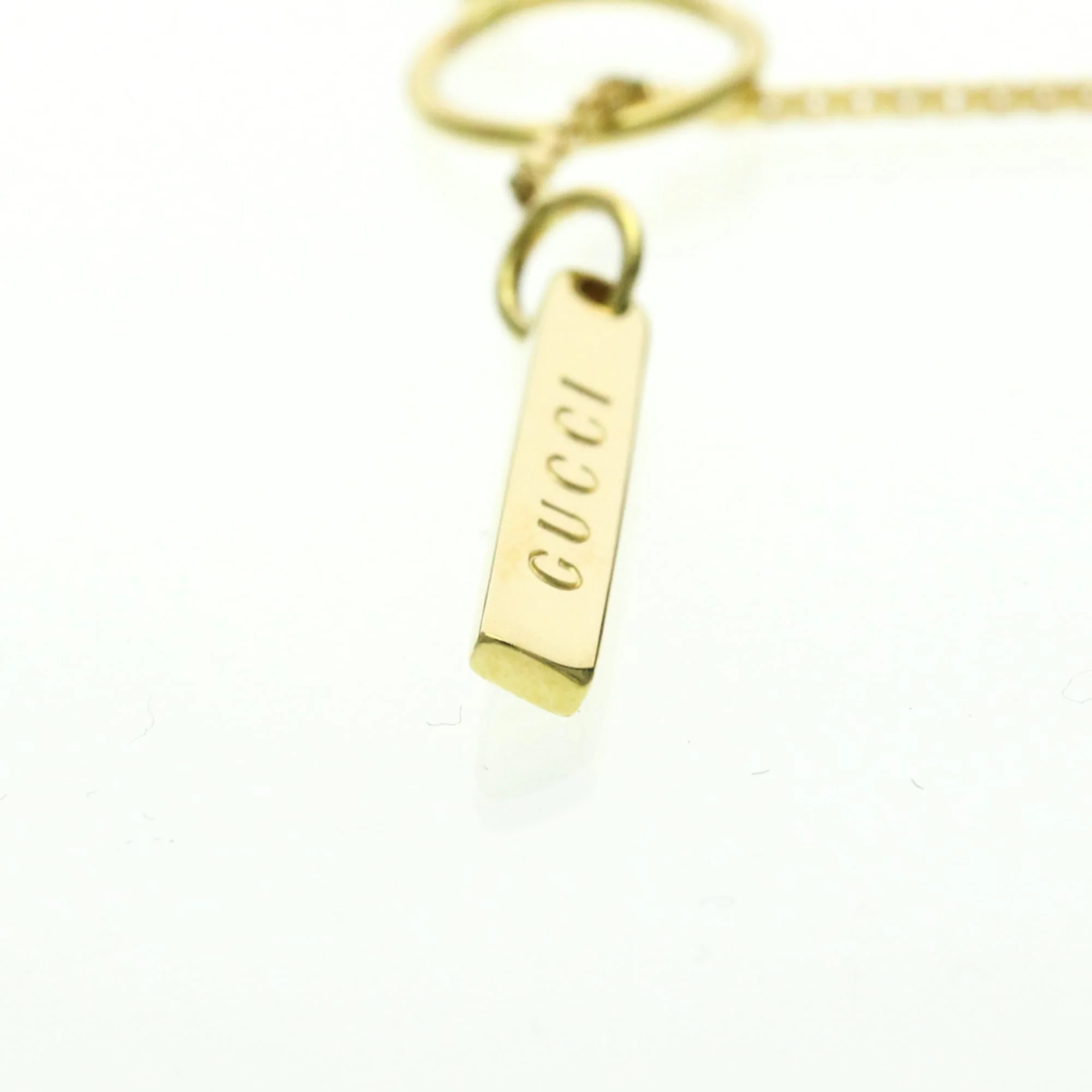 Lariat Pendant Necklace 18K Yellow Gold - Image 4
