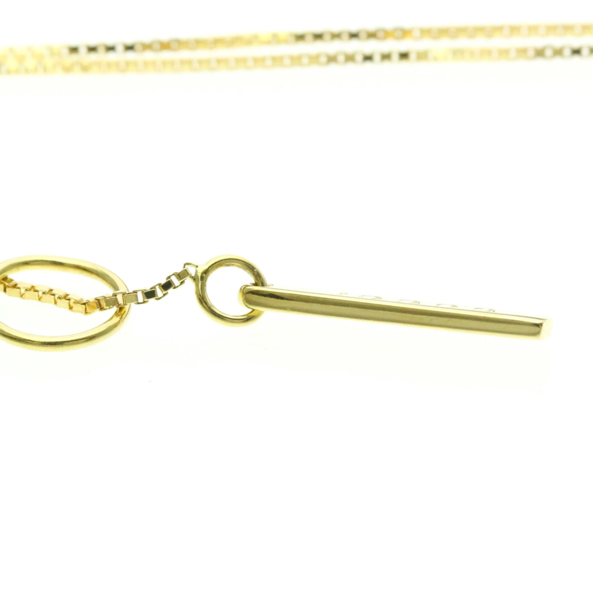 Lariat Pendant Necklace 18K Yellow Gold - Image 5