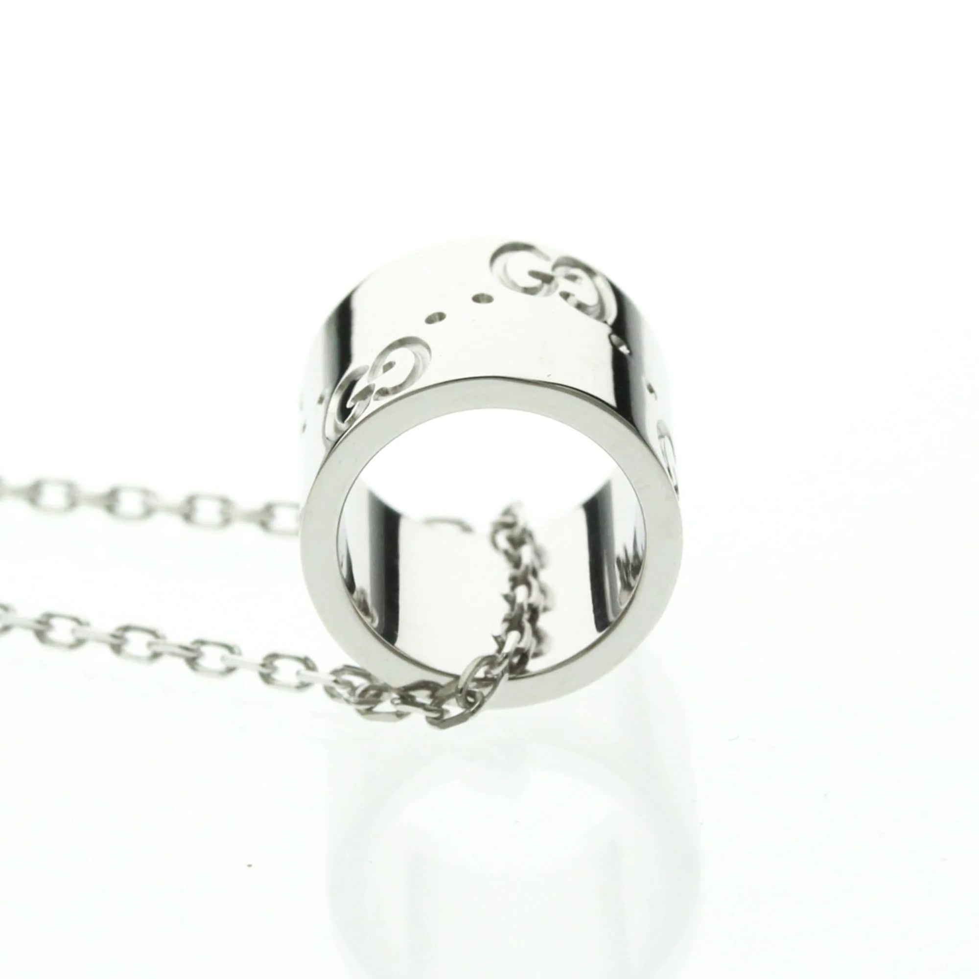 Pendant Necklace 18K White Gold - Image 4
