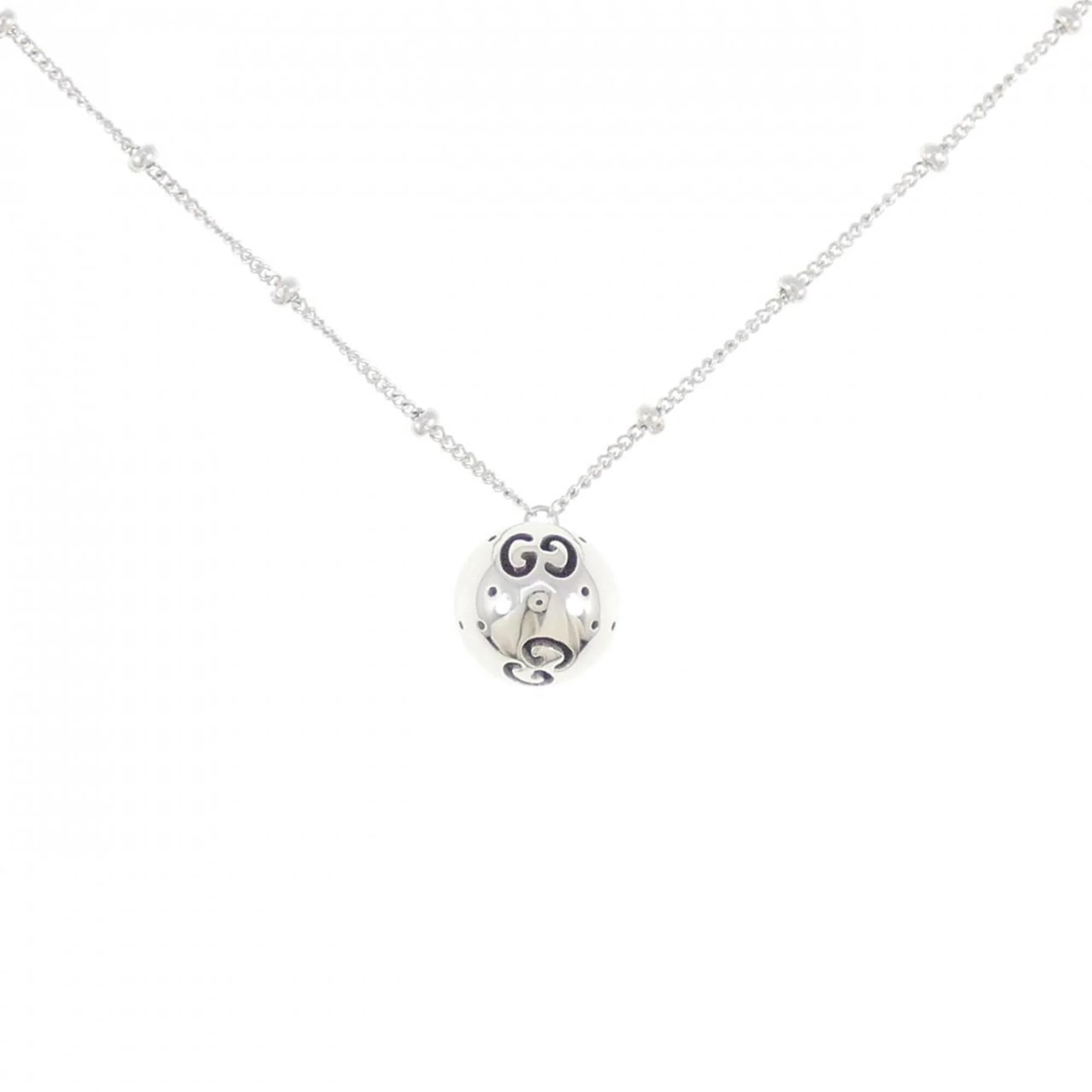 Pendant Necklace 18K White Gold