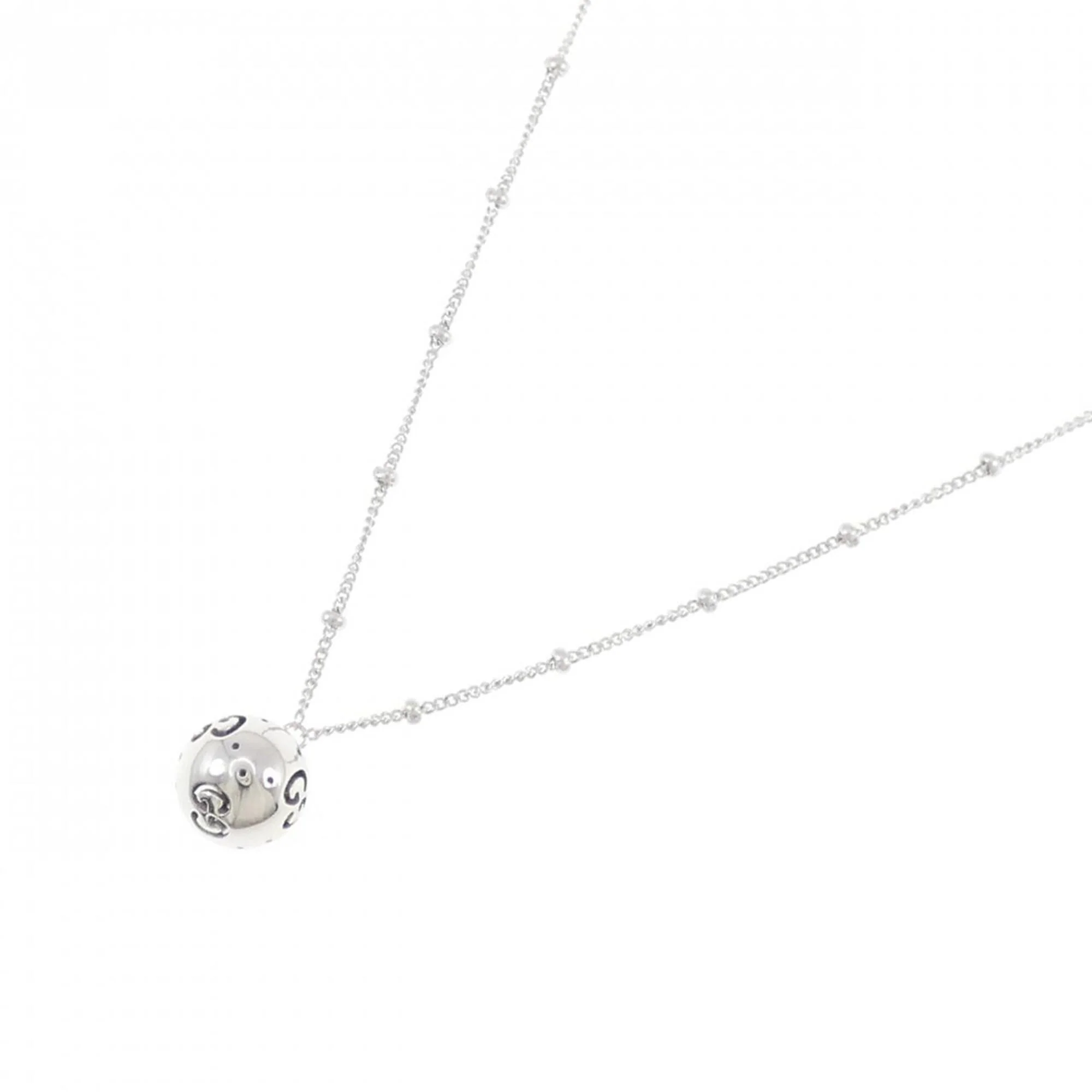 Pendant Necklace 18K White Gold - Image 2