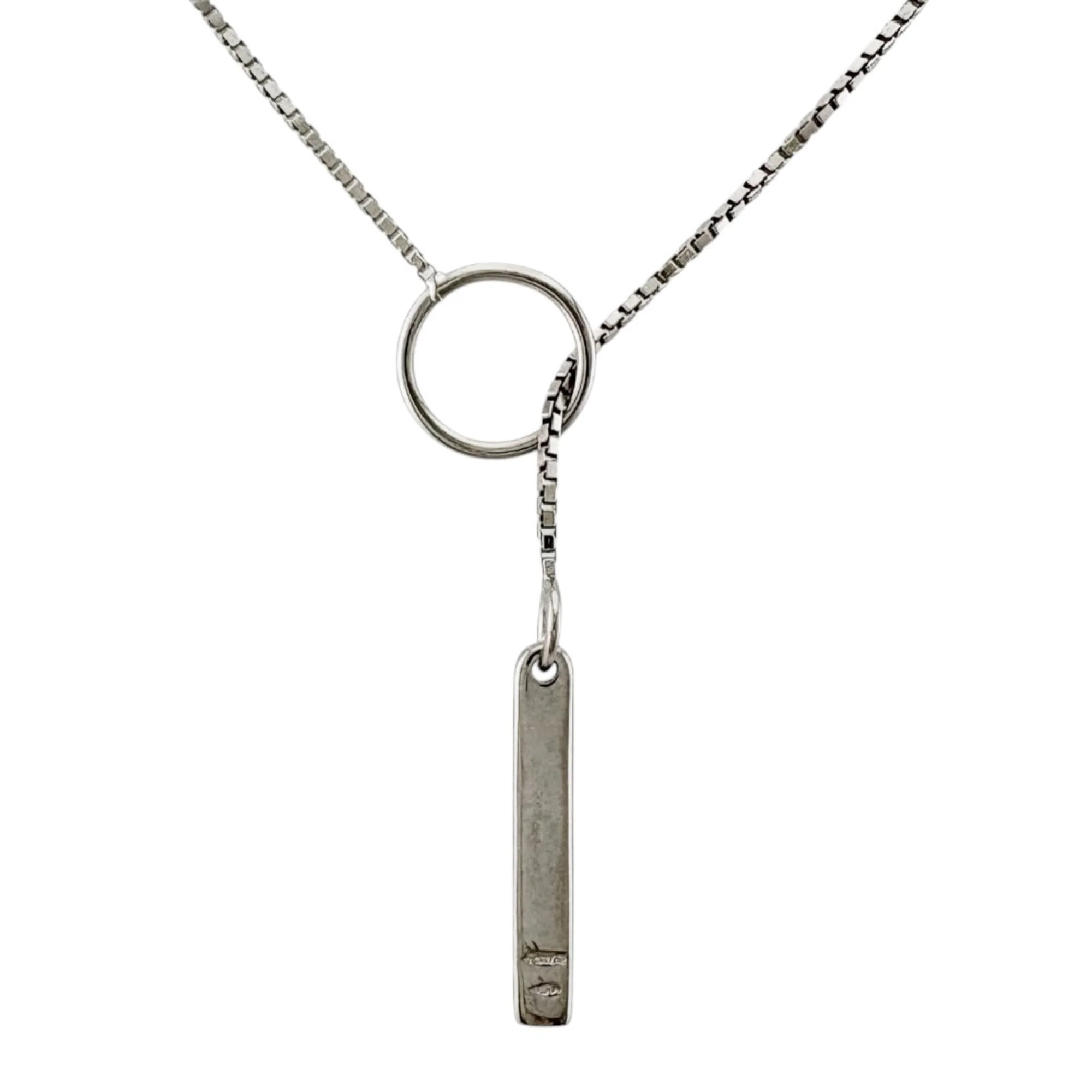 Pendant Necklace 18K White Gold - Image 3
