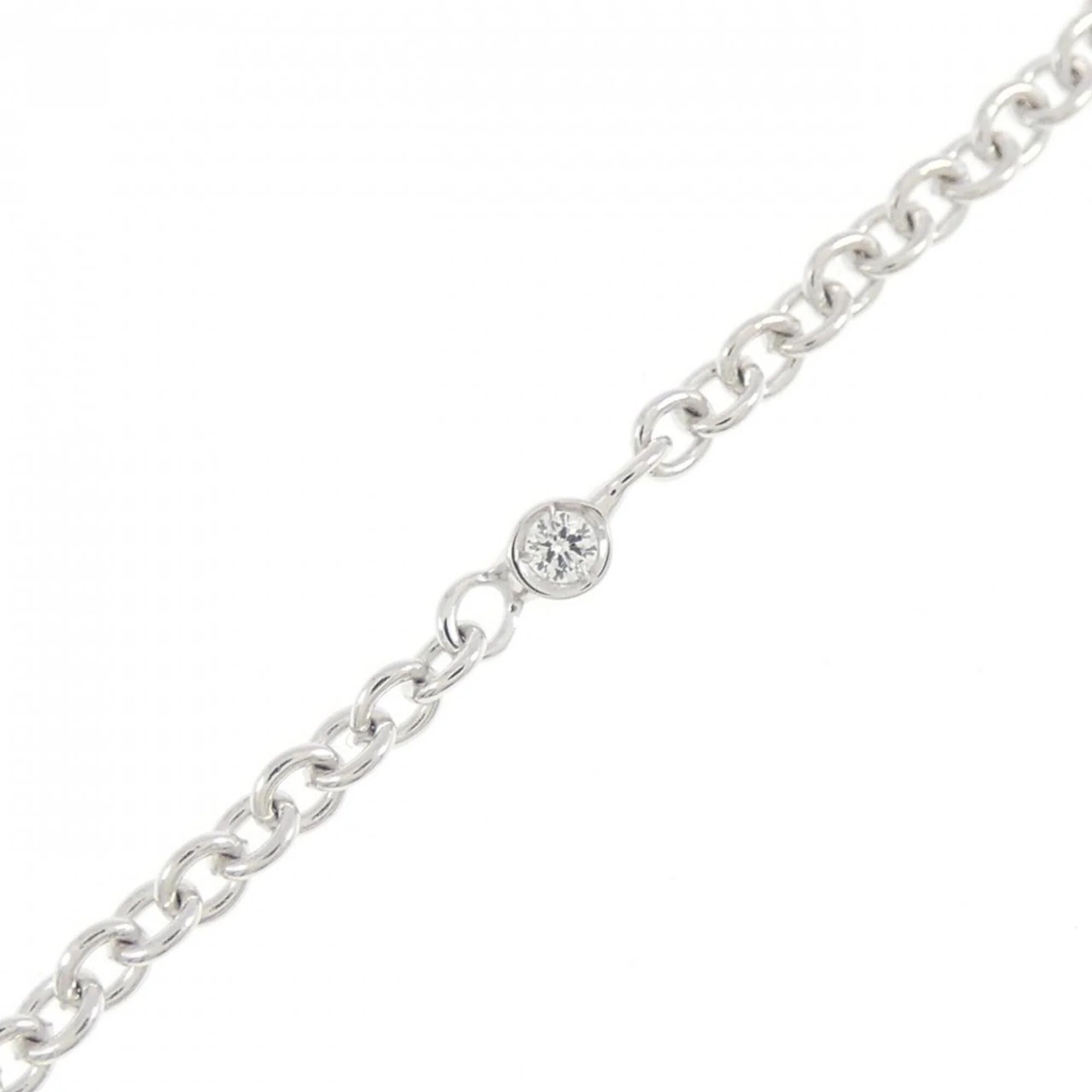 Pendant Necklace 18K White Gold with Diamond - Image 5