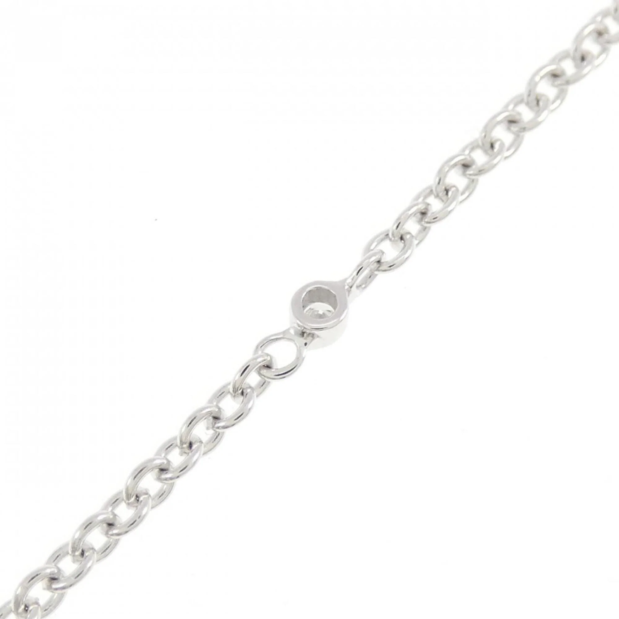 Pendant Necklace 18K White Gold with Diamond - Image 6