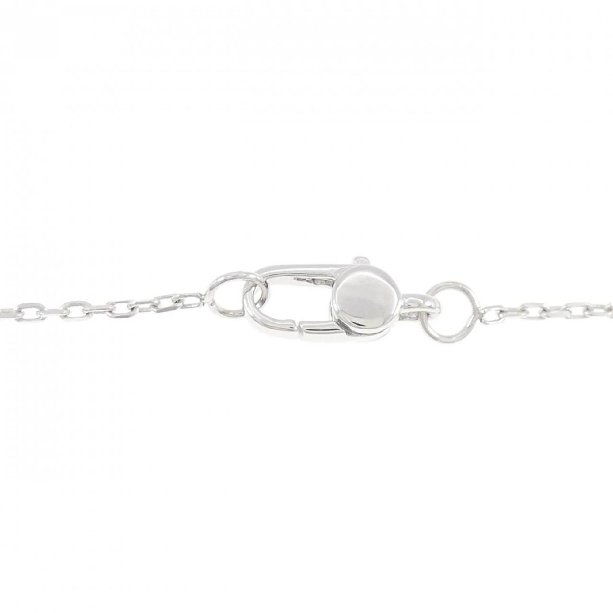 Pendant Necklace 18K White Gold with Topaz - Image 5