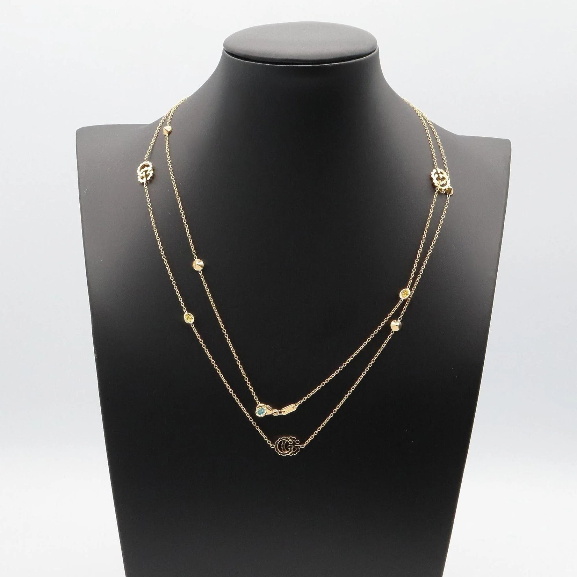 Pendant Necklace 18K Yellow Gold with Topaz - Image 5