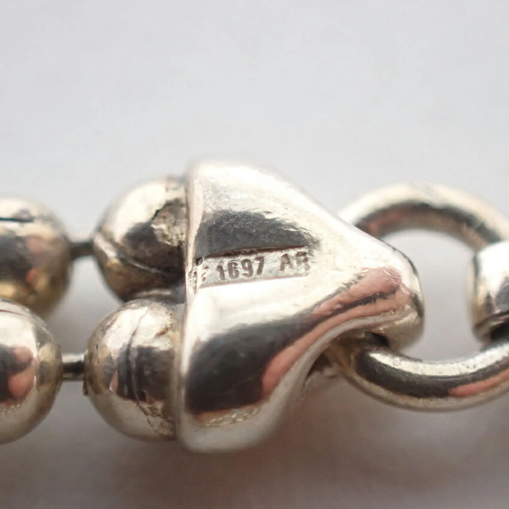 Pendant Necklace Double Ball Chain Sterling Silver - Image 6