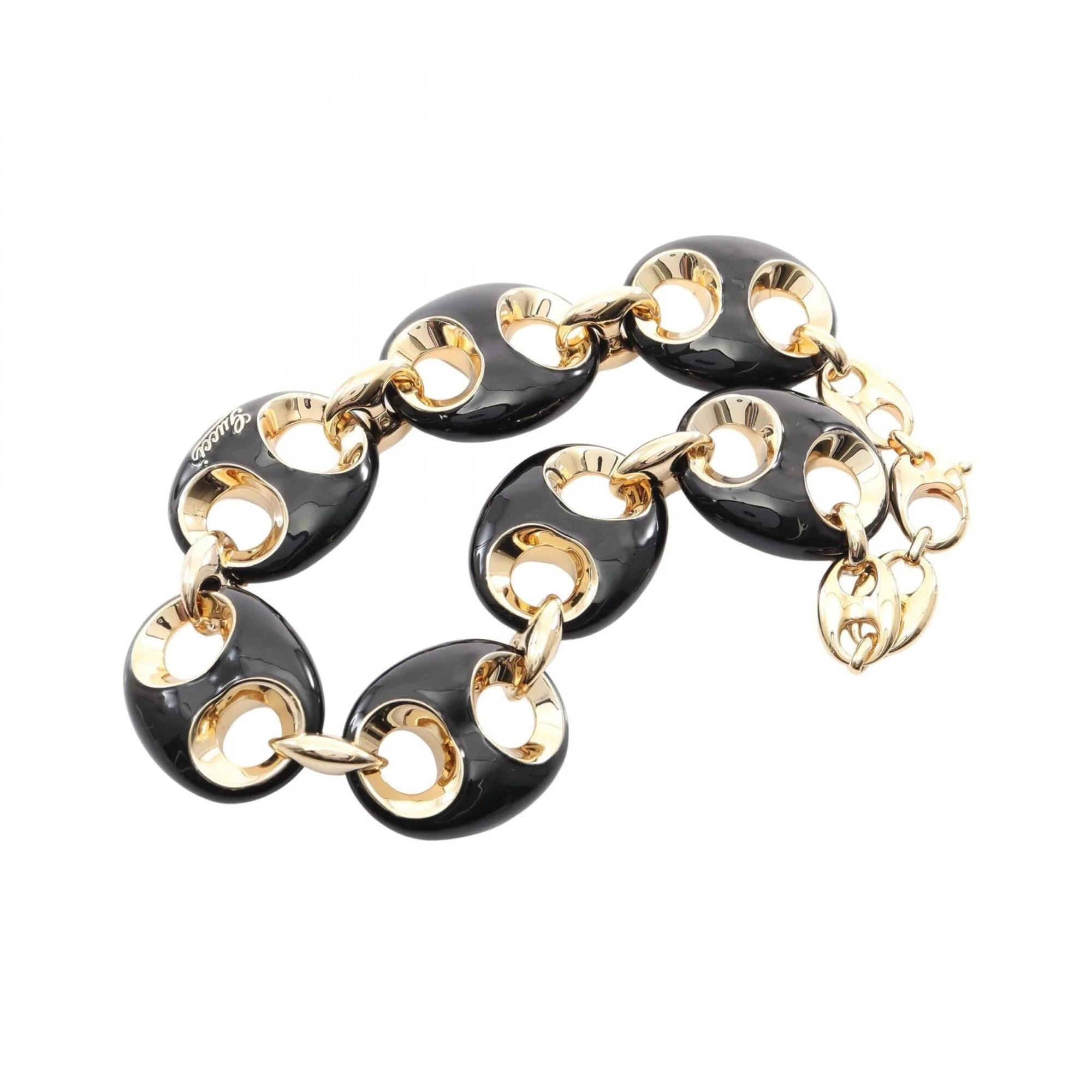 Pendant Necklace Enamel and Gold - Image 2