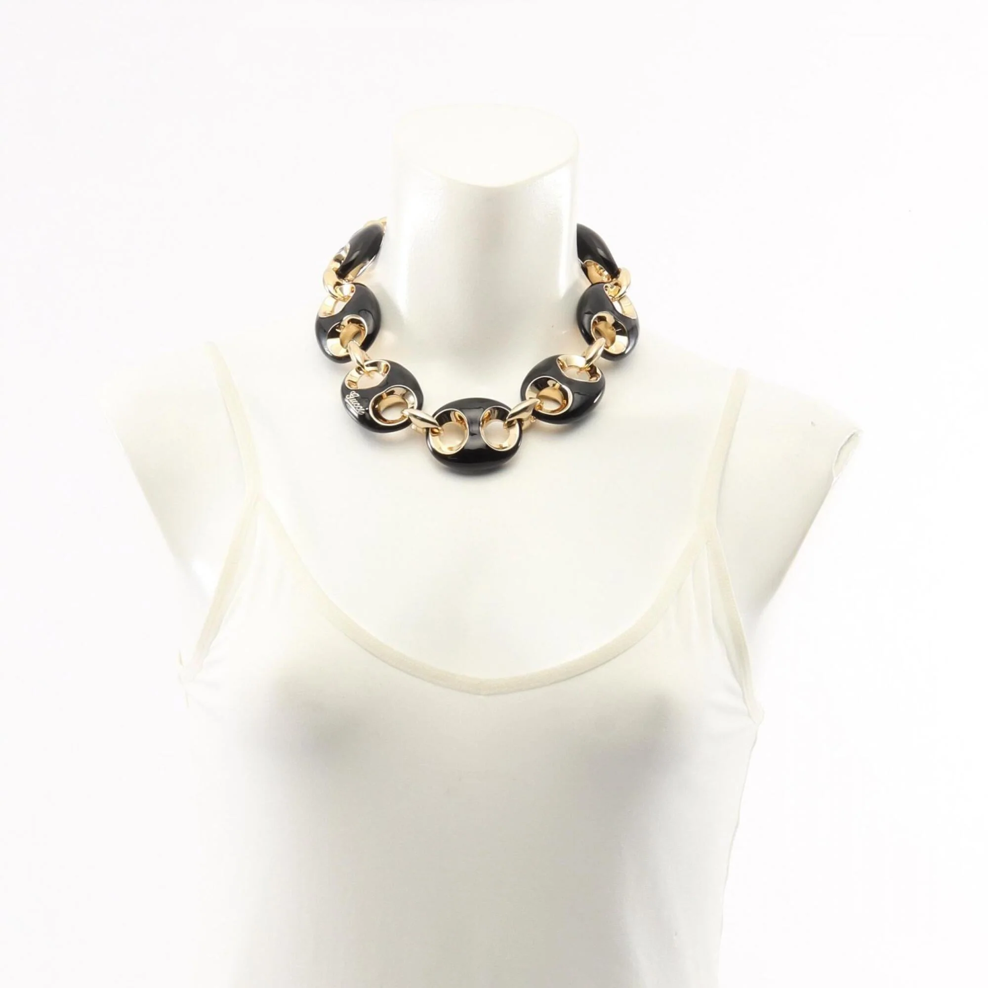 Pendant Necklace Enamel and Gold - Image 4