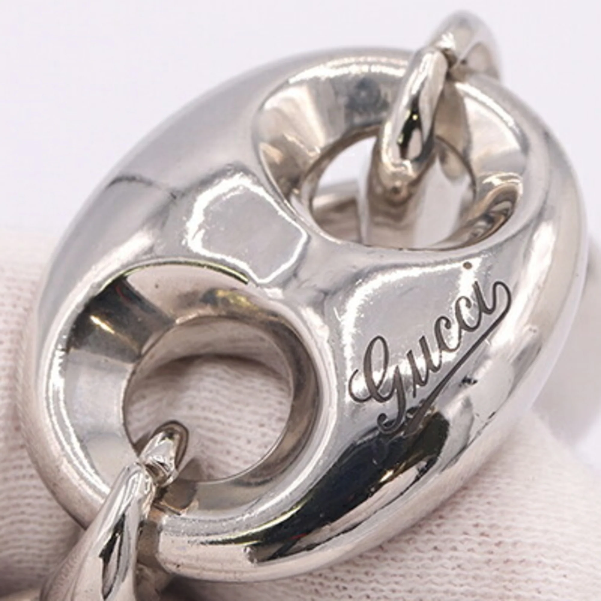 Pendant Necklace Silver Metal - Image 6