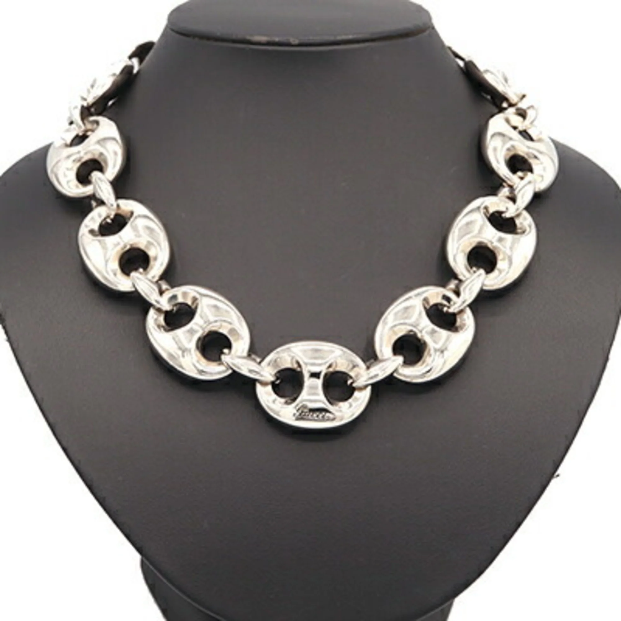 Pendant Necklace Silver Metal - Image 7
