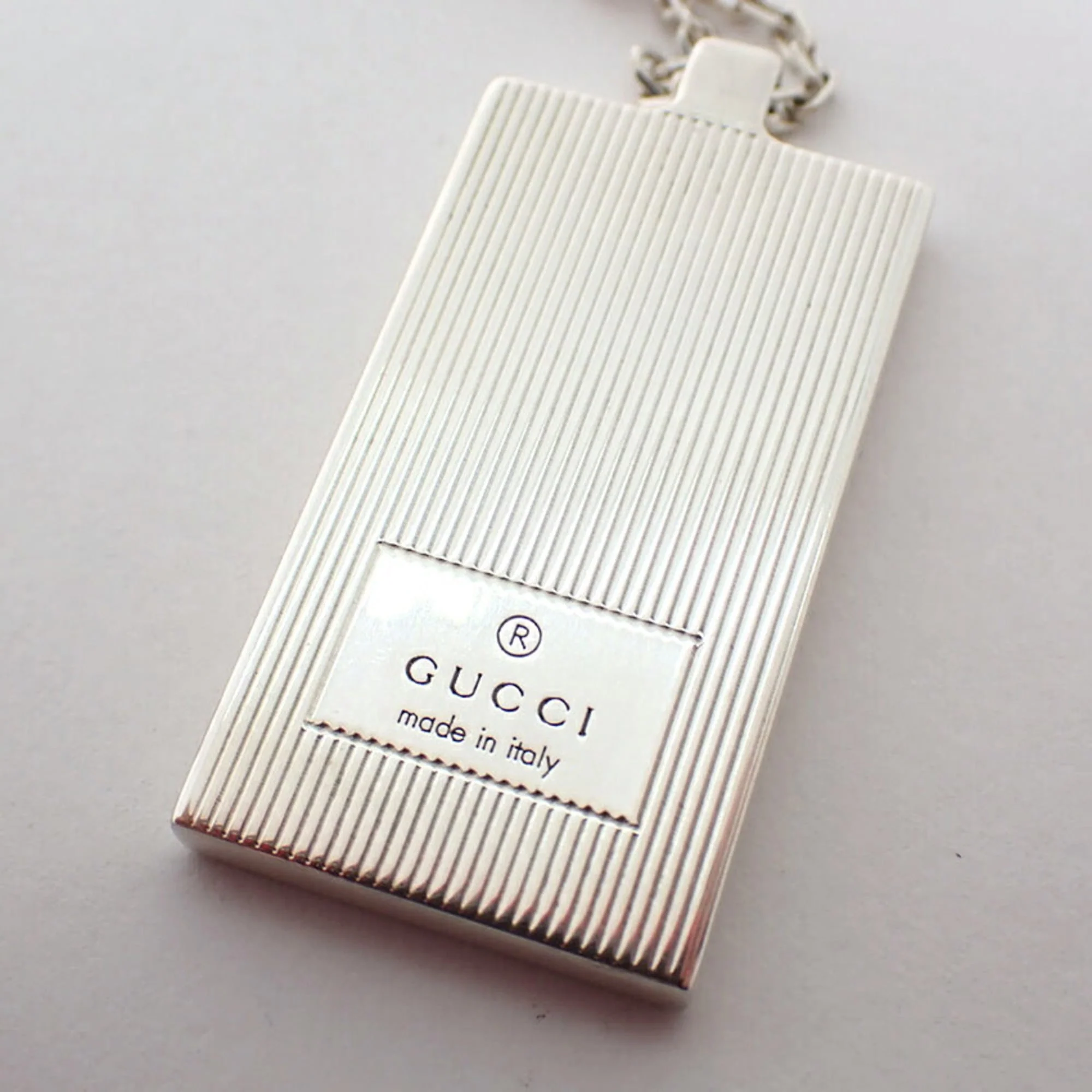 Plate Pendant Necklace Sterling Silver - Image 6