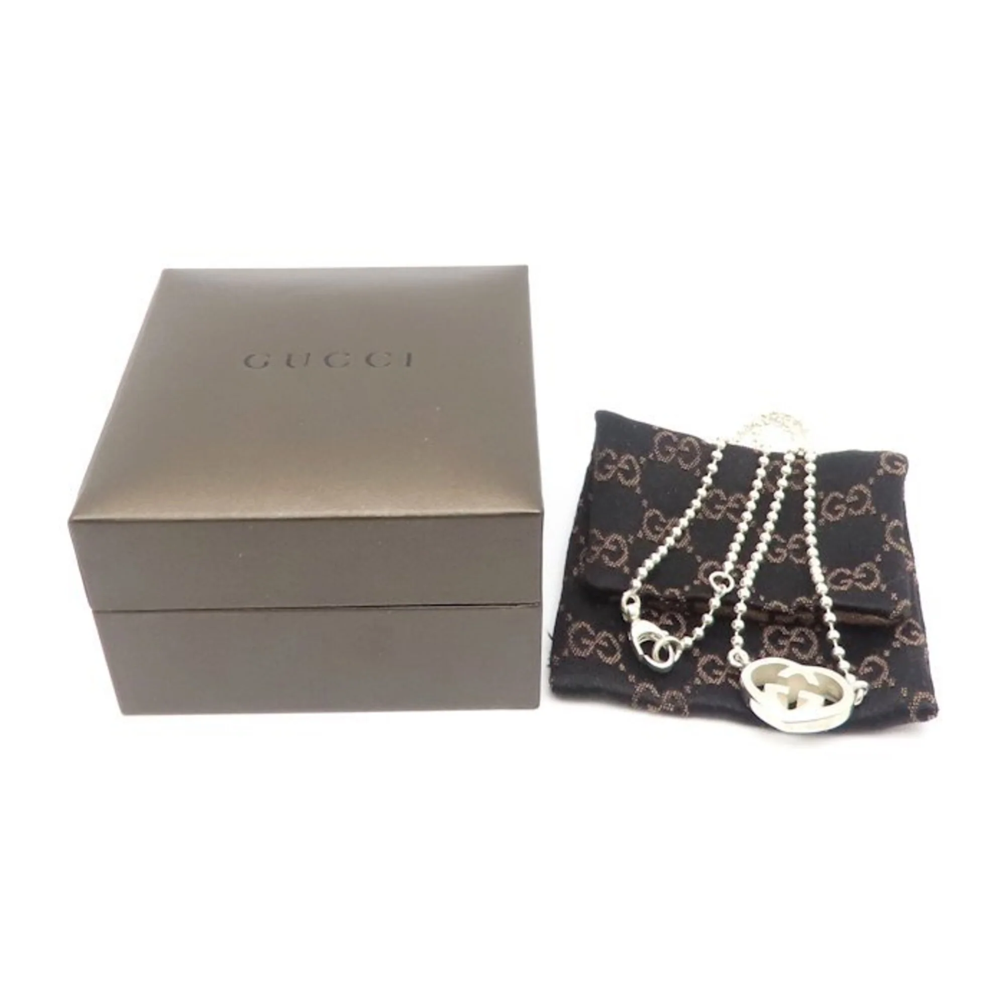Rocking G Heart Pendant Necklace Sterling Silver - Image 3