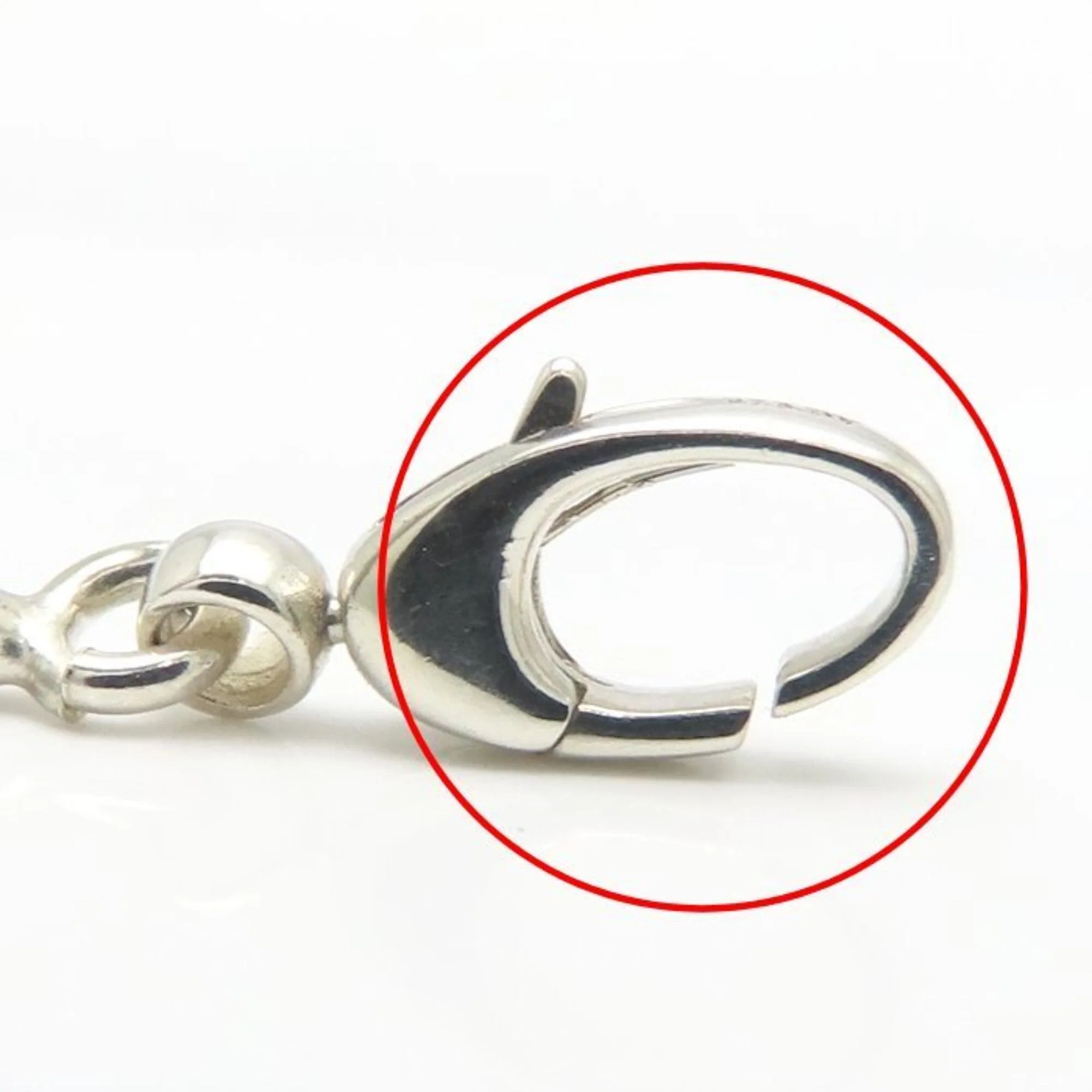 Rocking G Heart Pendant Necklace Sterling Silver - Image 8