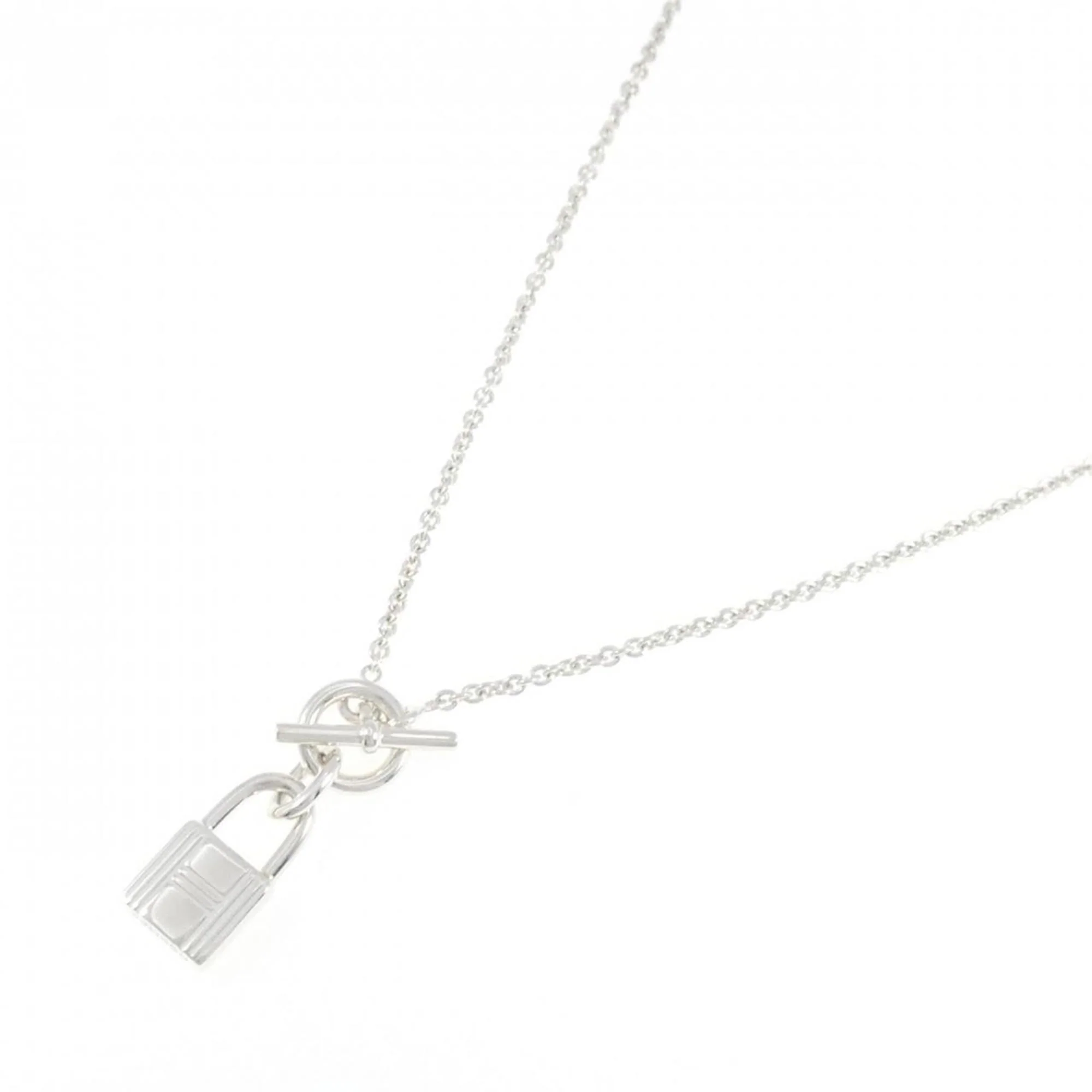 Amulet Padlock Pendant Necklace Sterling Silver - Image 2