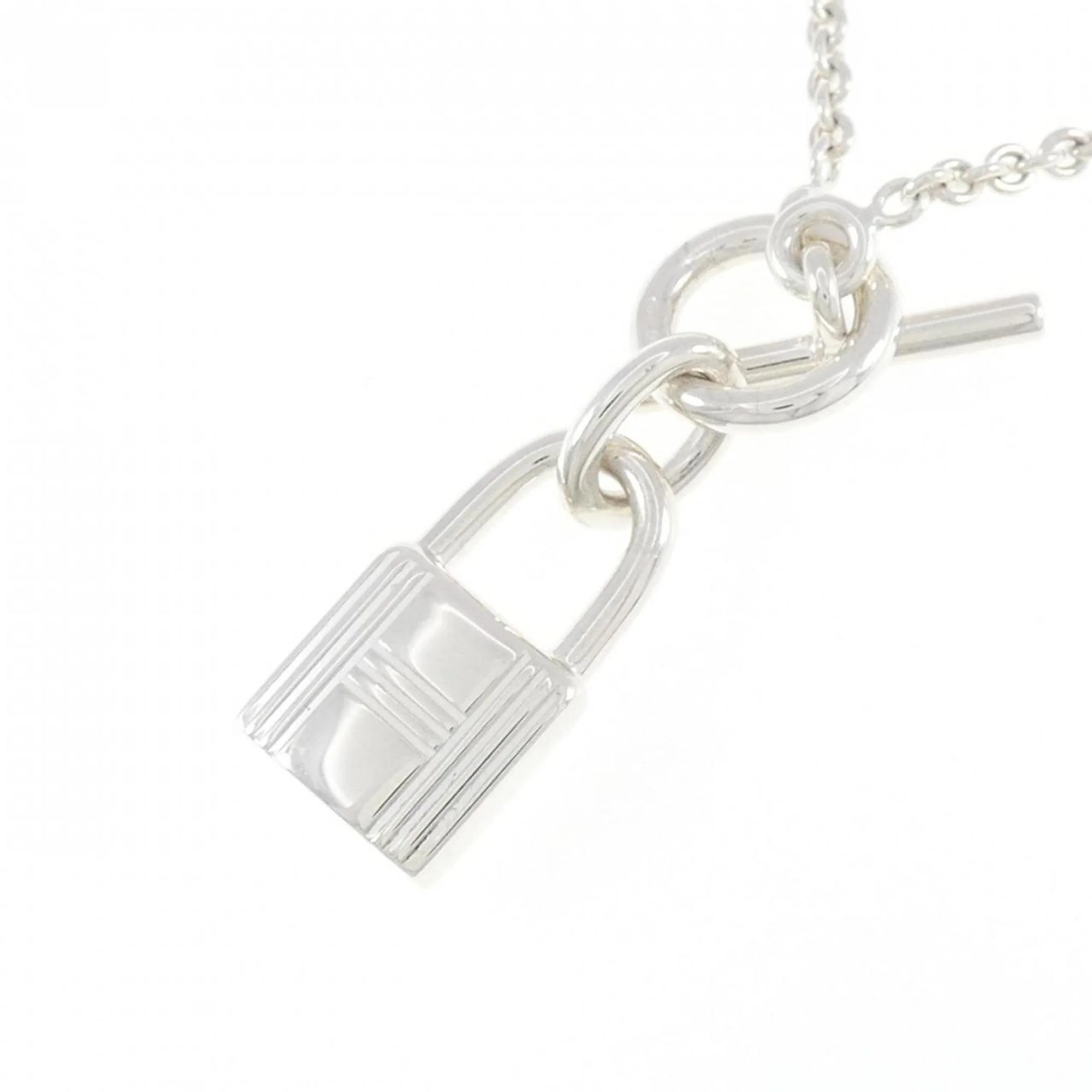 Amulet Padlock Pendant Necklace Sterling Silver - Image 4