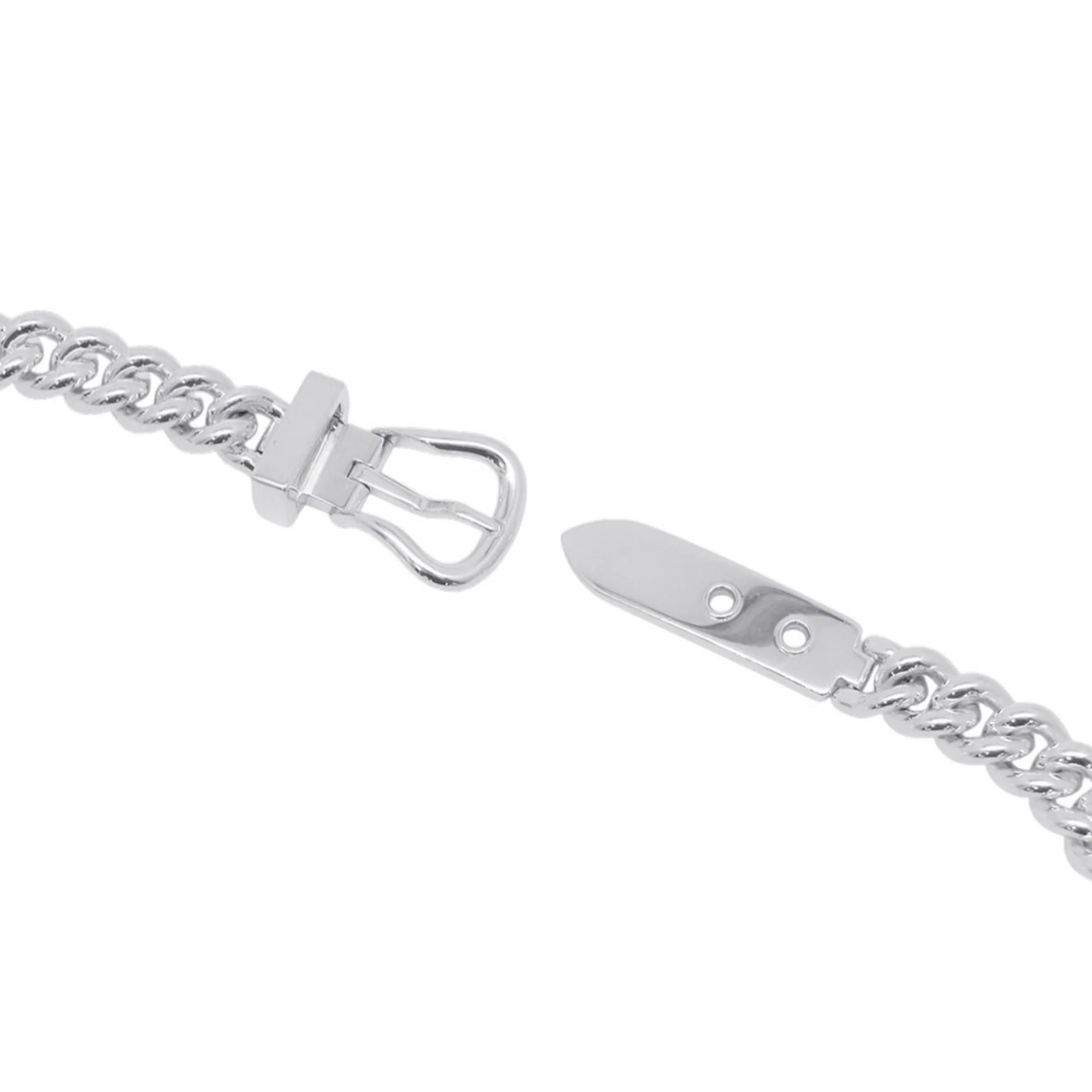 Boucle Cellier Inflexible Pendant Necklace Sterling Silver Mini - Image 5