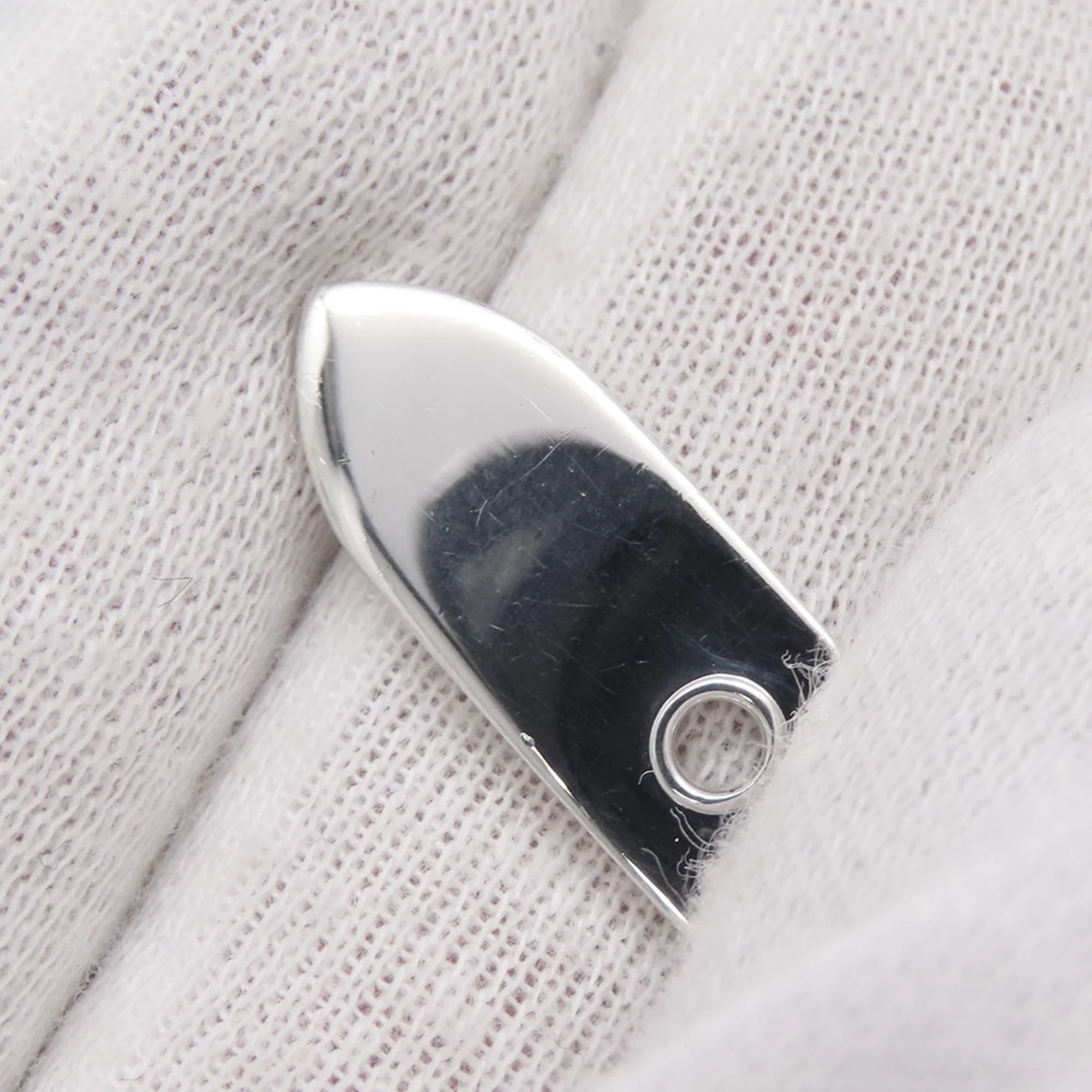Boucle Cellier Inflexible Pendant Necklace Sterling Silver Mini - Image 6