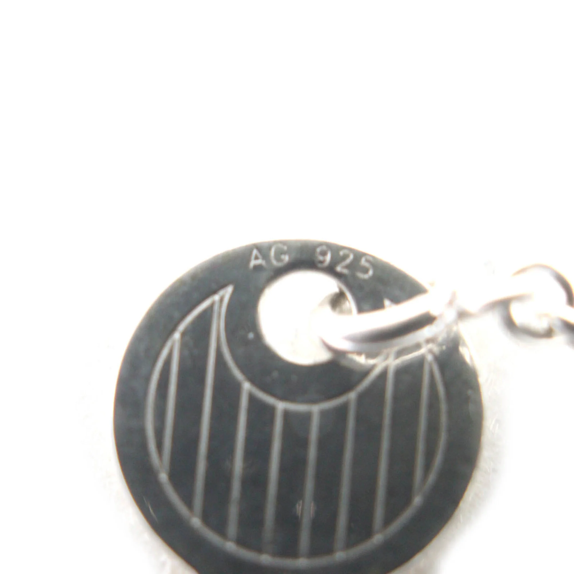Cadena Key Motif H Pendant Necklace Sterling Silver - Image 6