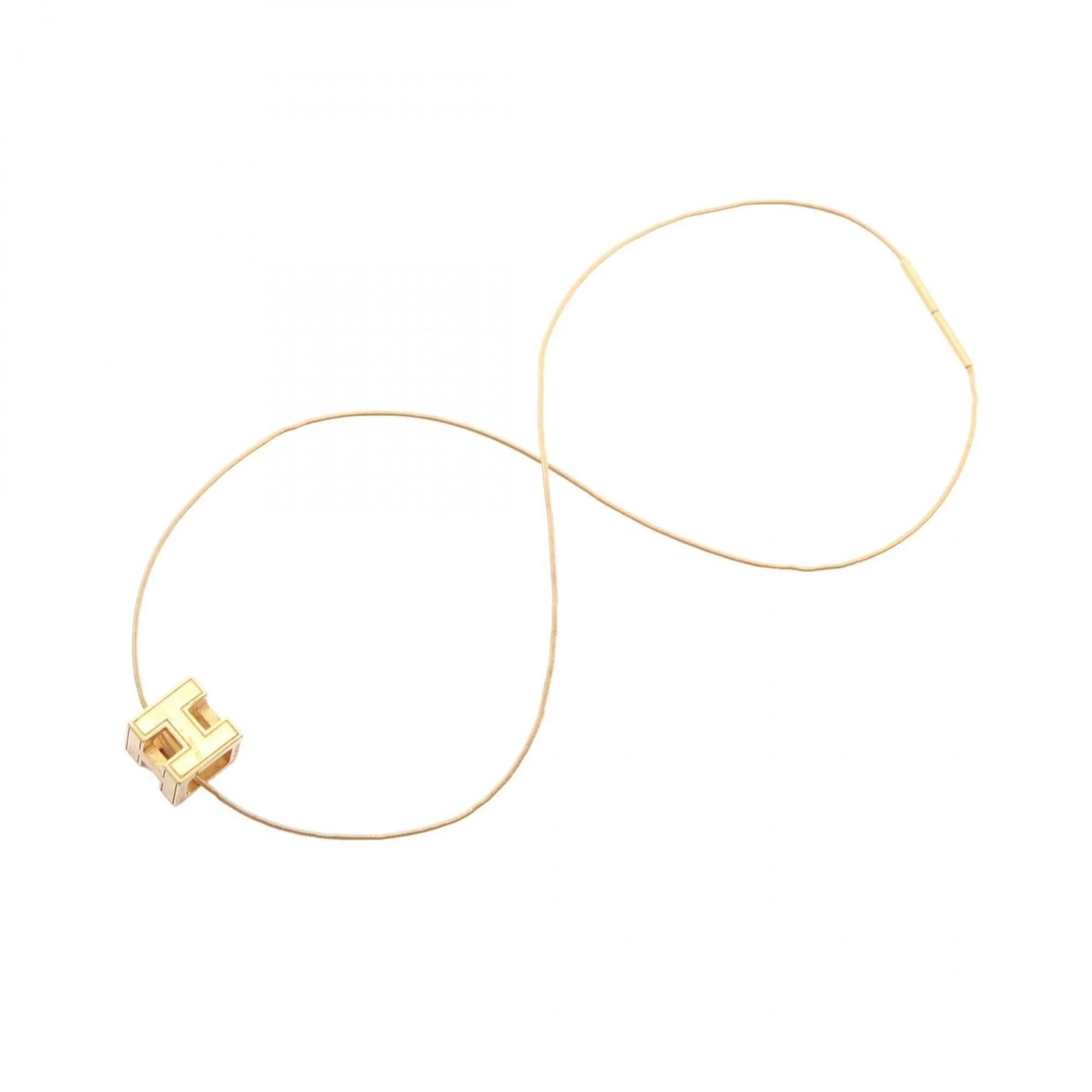 Cage d'H H-Cube Pendant Necklace Gold Plated - Image 3