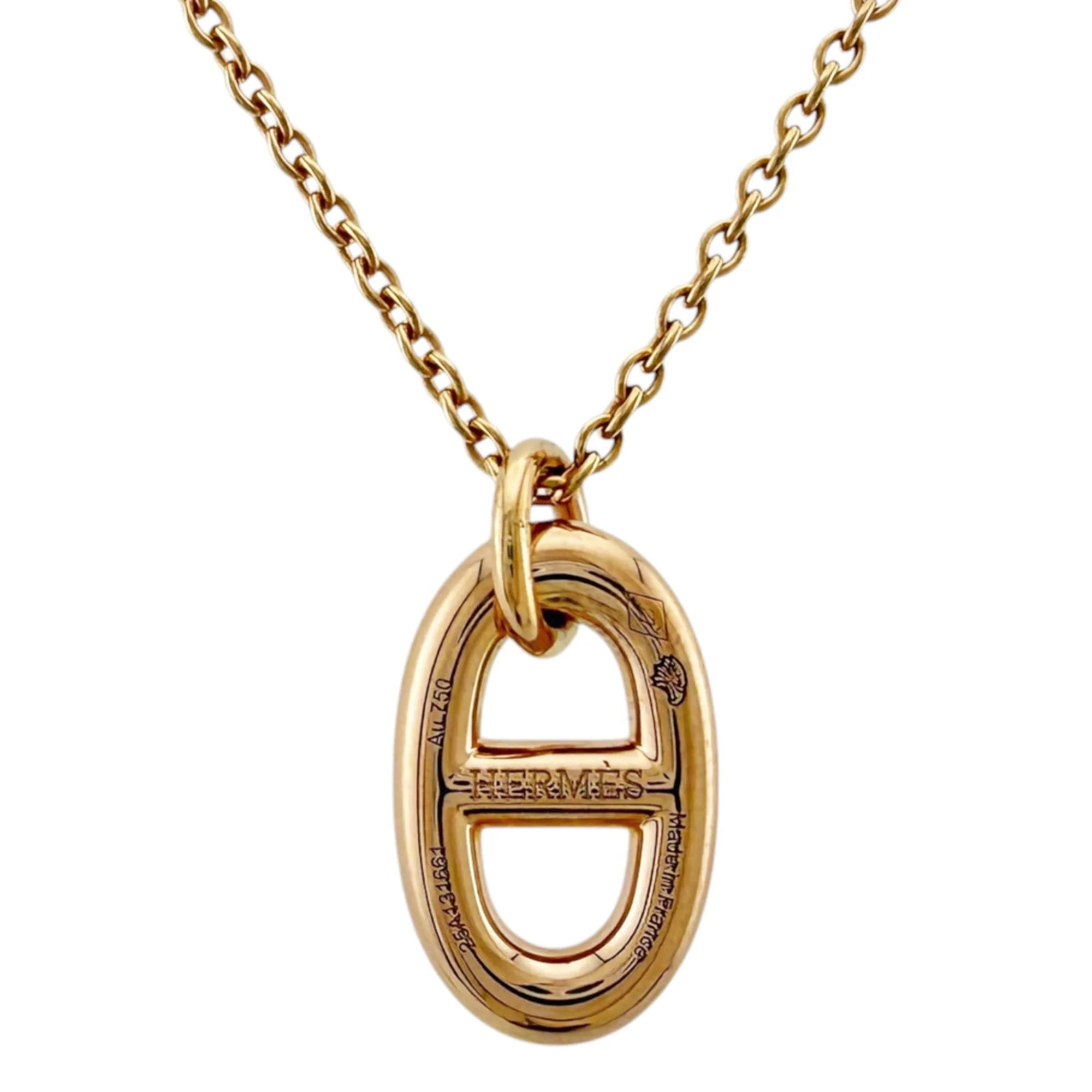 Chaine d'Ancre Pendant Necklace 18K Rose Gold - Image 3