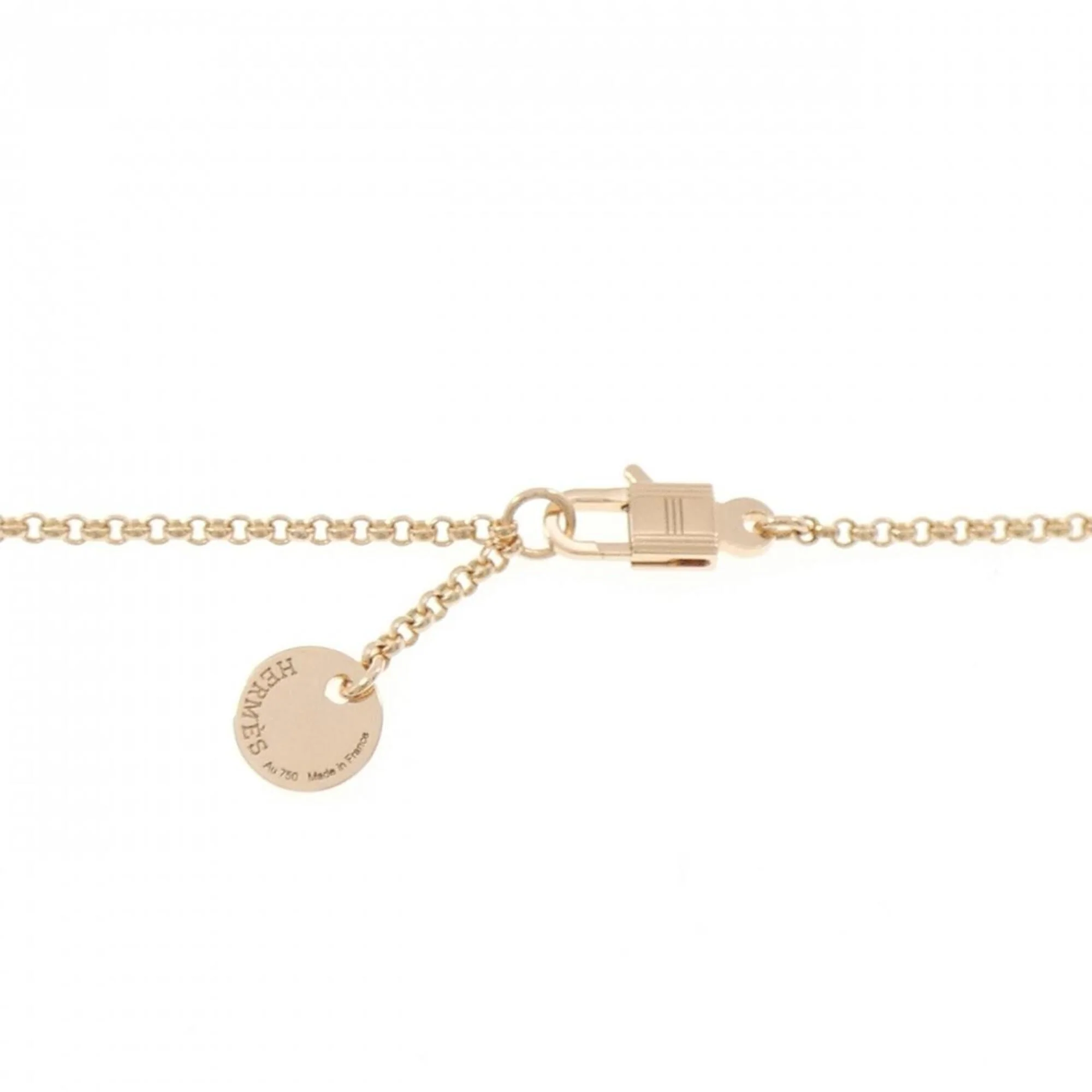 Clou de H Pendant Necklace 18K Rose Gold with Diamond - Image 5