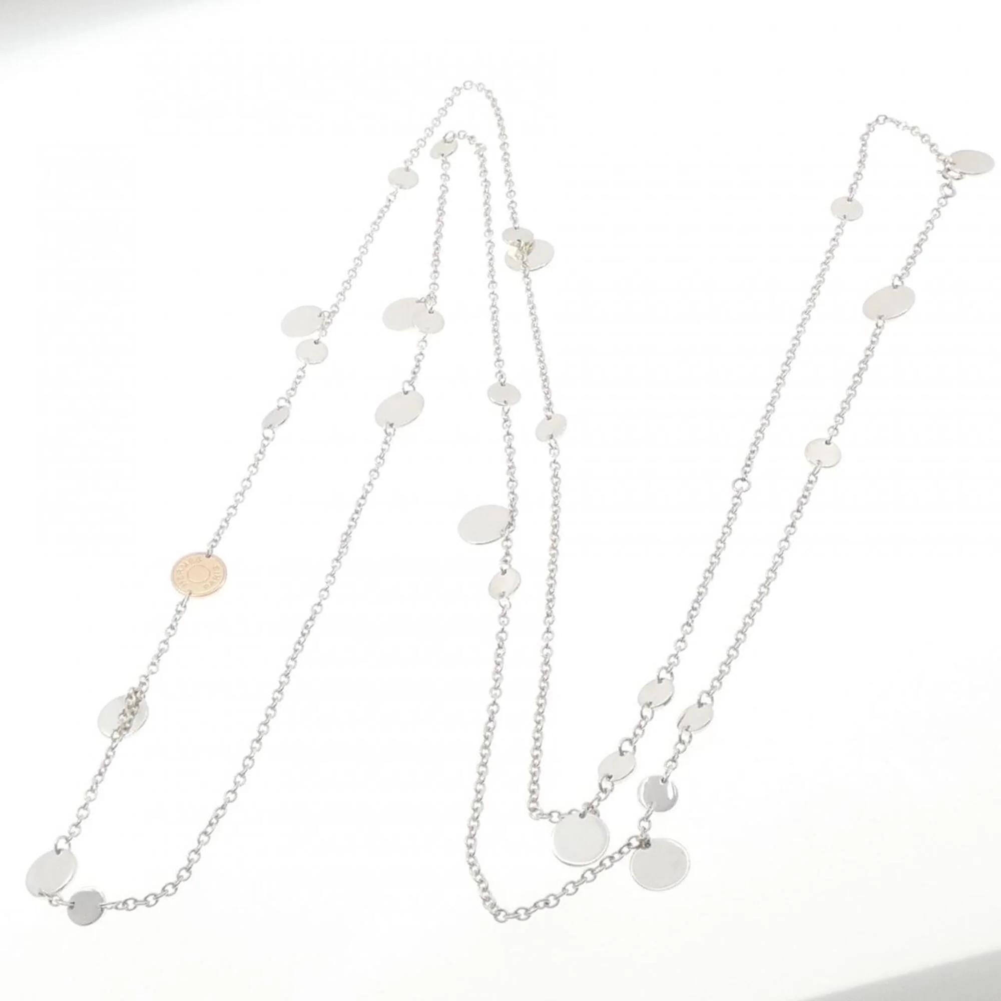 Ex-Libris Pendant Necklace 18K Rose Gold and Sterling Silver - Image 7