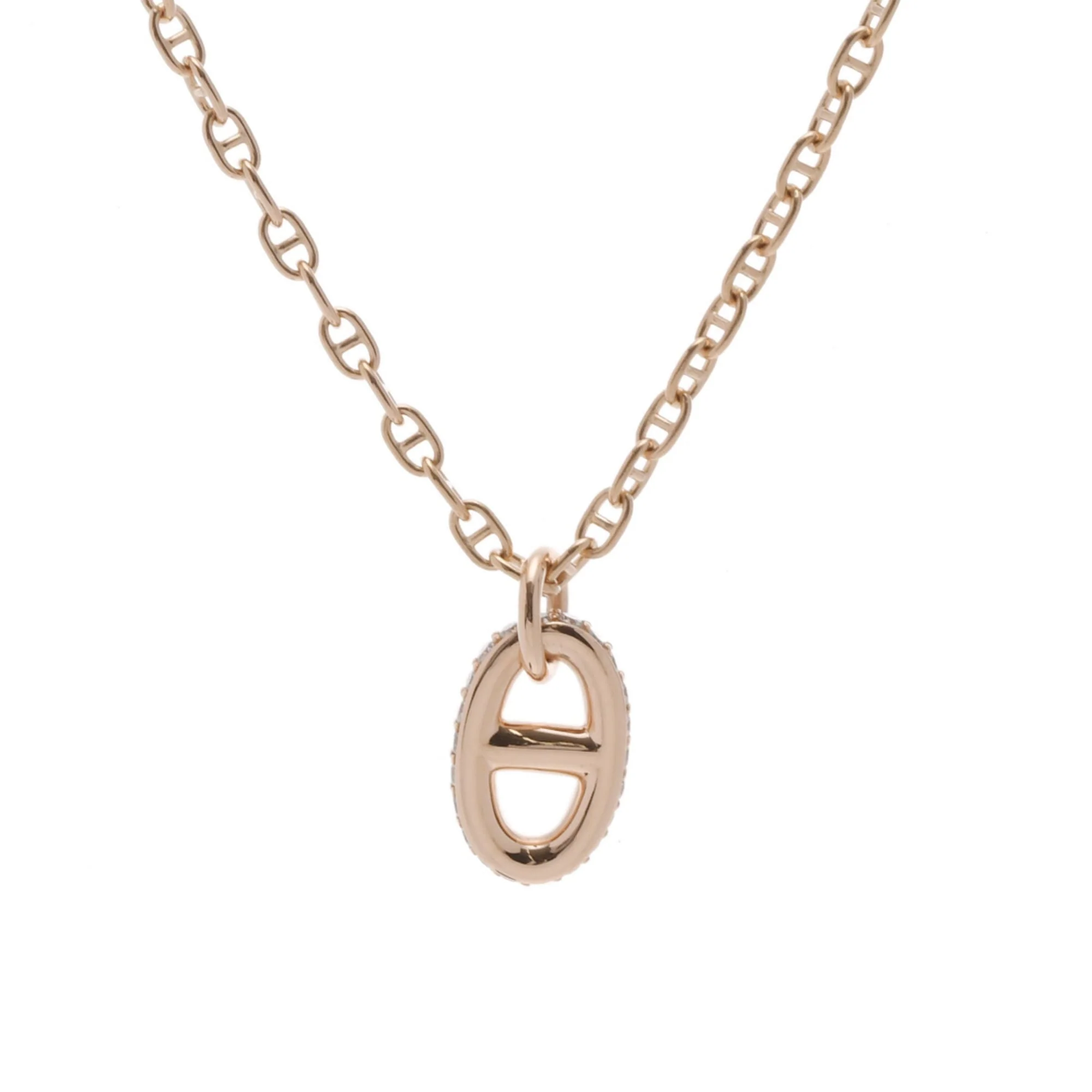 Farandole Pendant Necklace 18K Rose Gold with Diamond Mini - Image 3