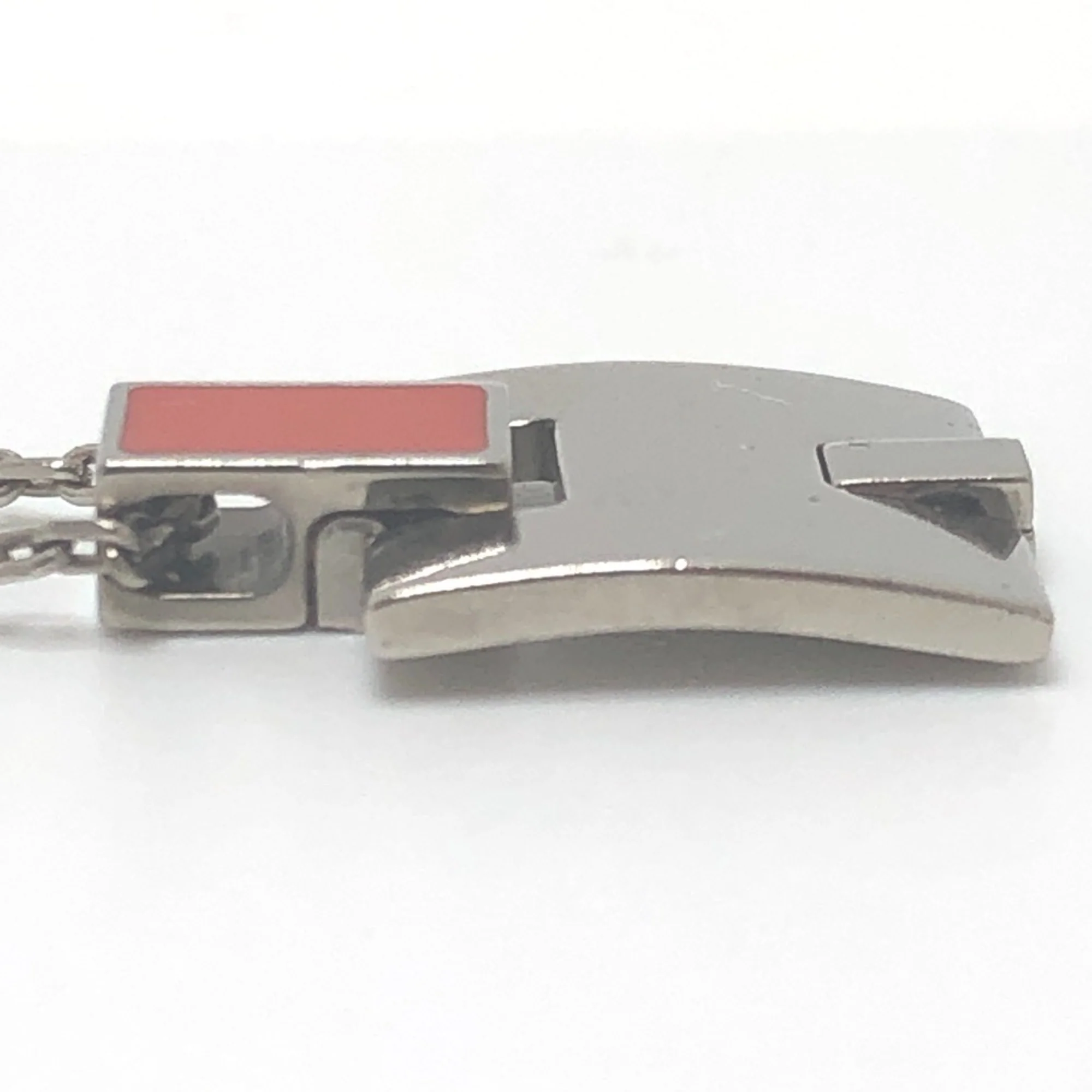 H Motif Pendant Necklace Metal - Image 4