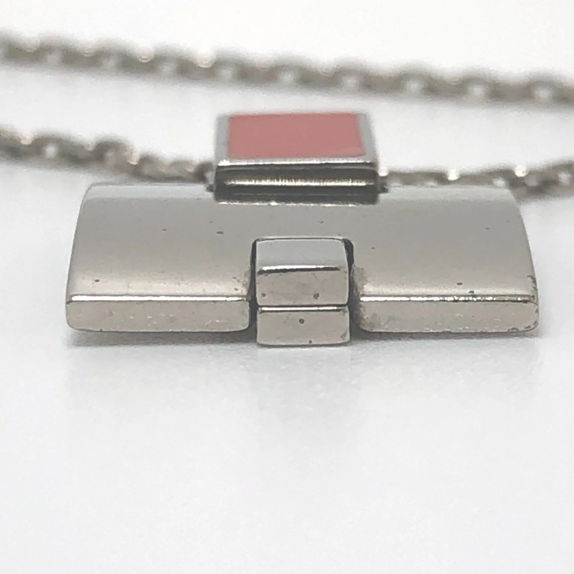 H Motif Pendant Necklace Metal - Image 5