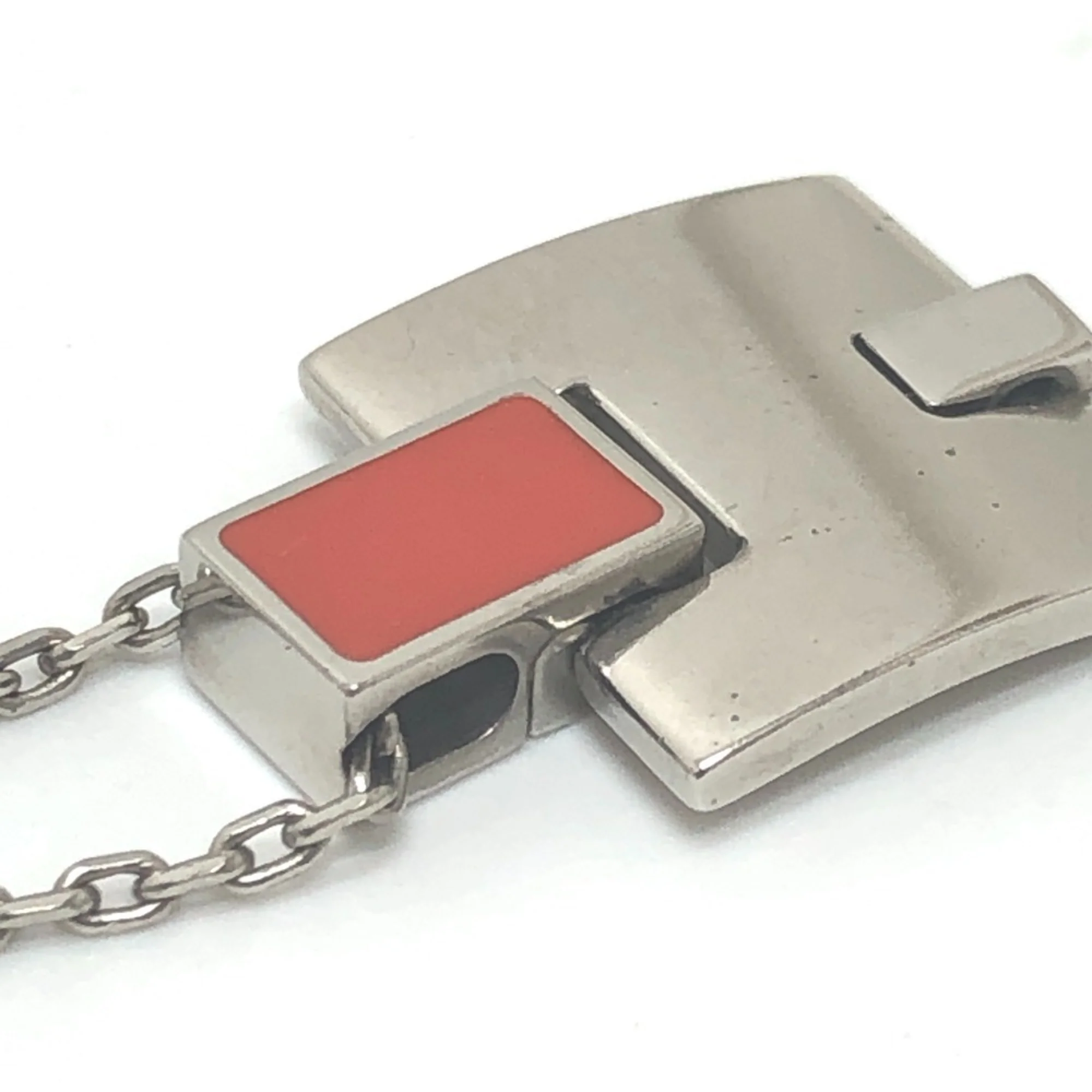 H Motif Pendant Necklace Metal - Image 6