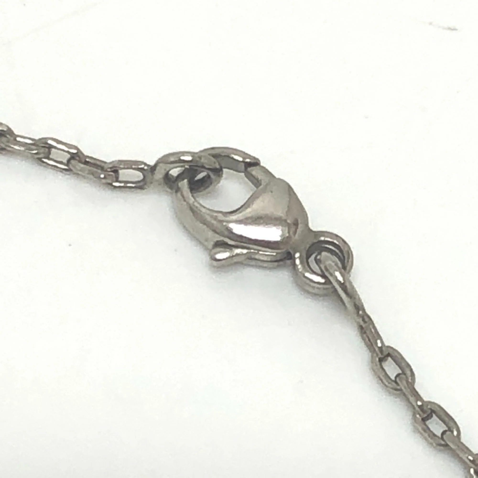 H Motif Pendant Necklace Metal - Image 8