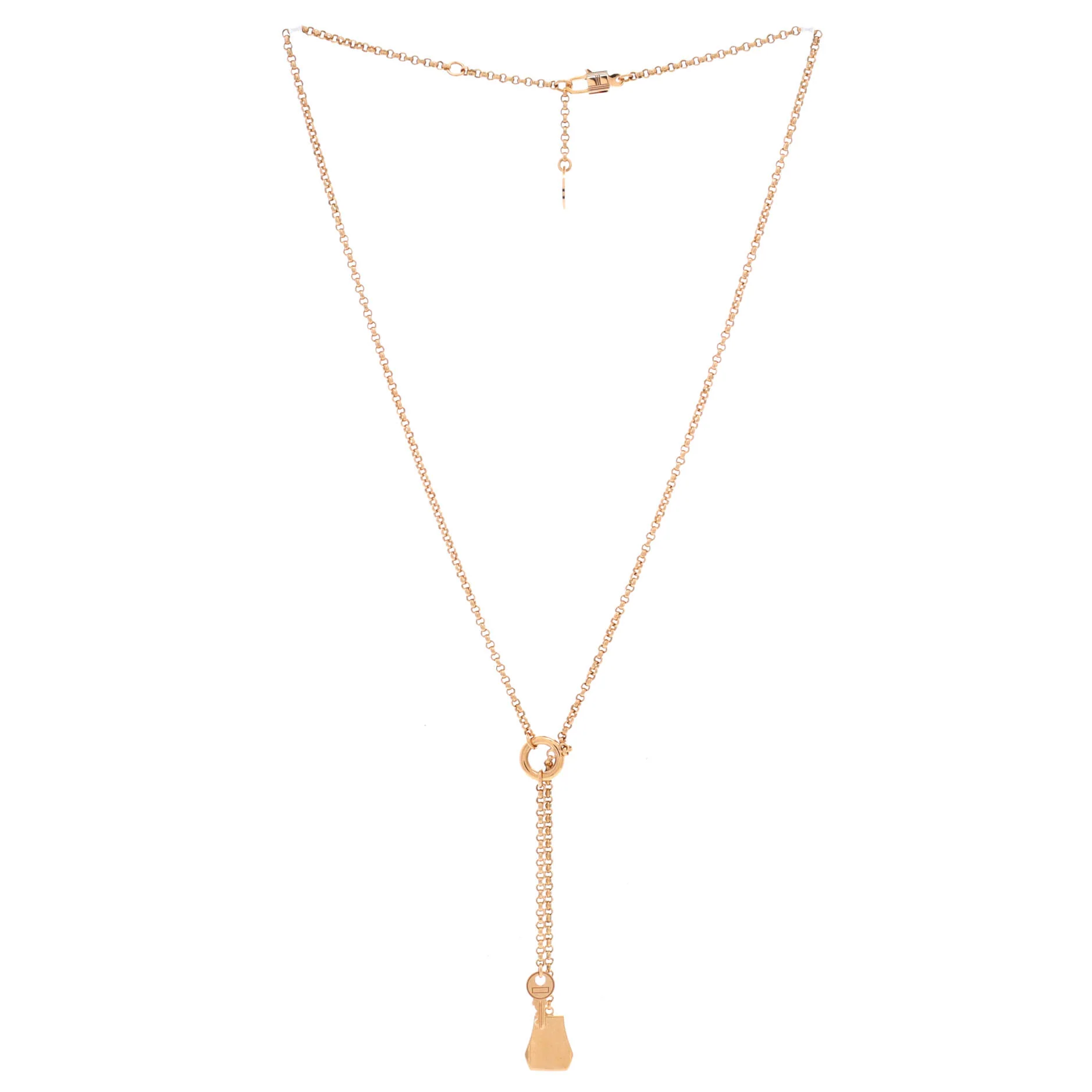 Kelly Clochette Pendant Necklace 18K Rose Gold Small - Image 2