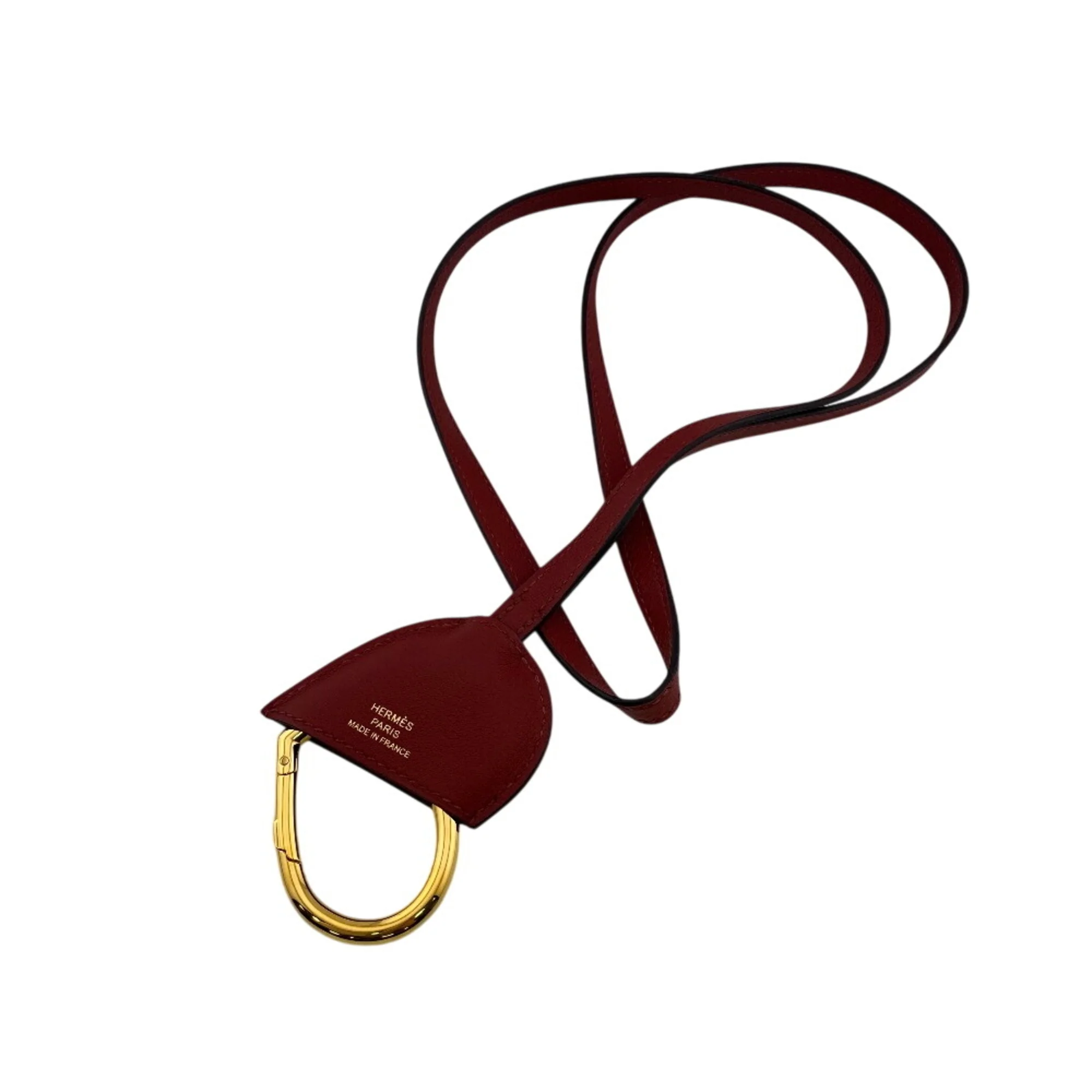 Leather Necklace Red - Image 3
