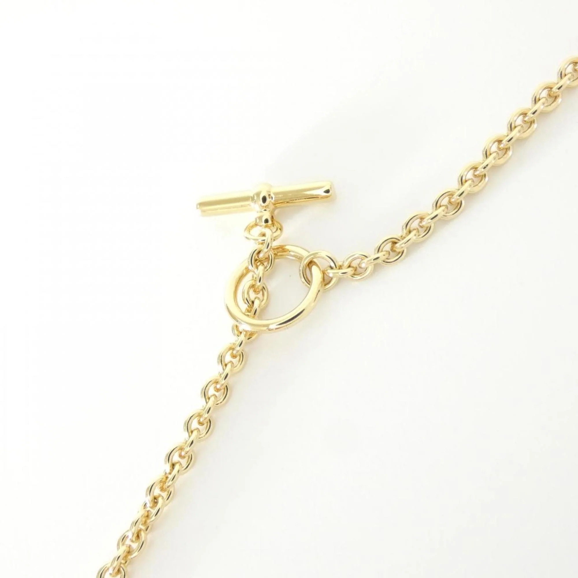 Mors A Jouets Medal Pendant Necklace Gold and White Mini - Image 4